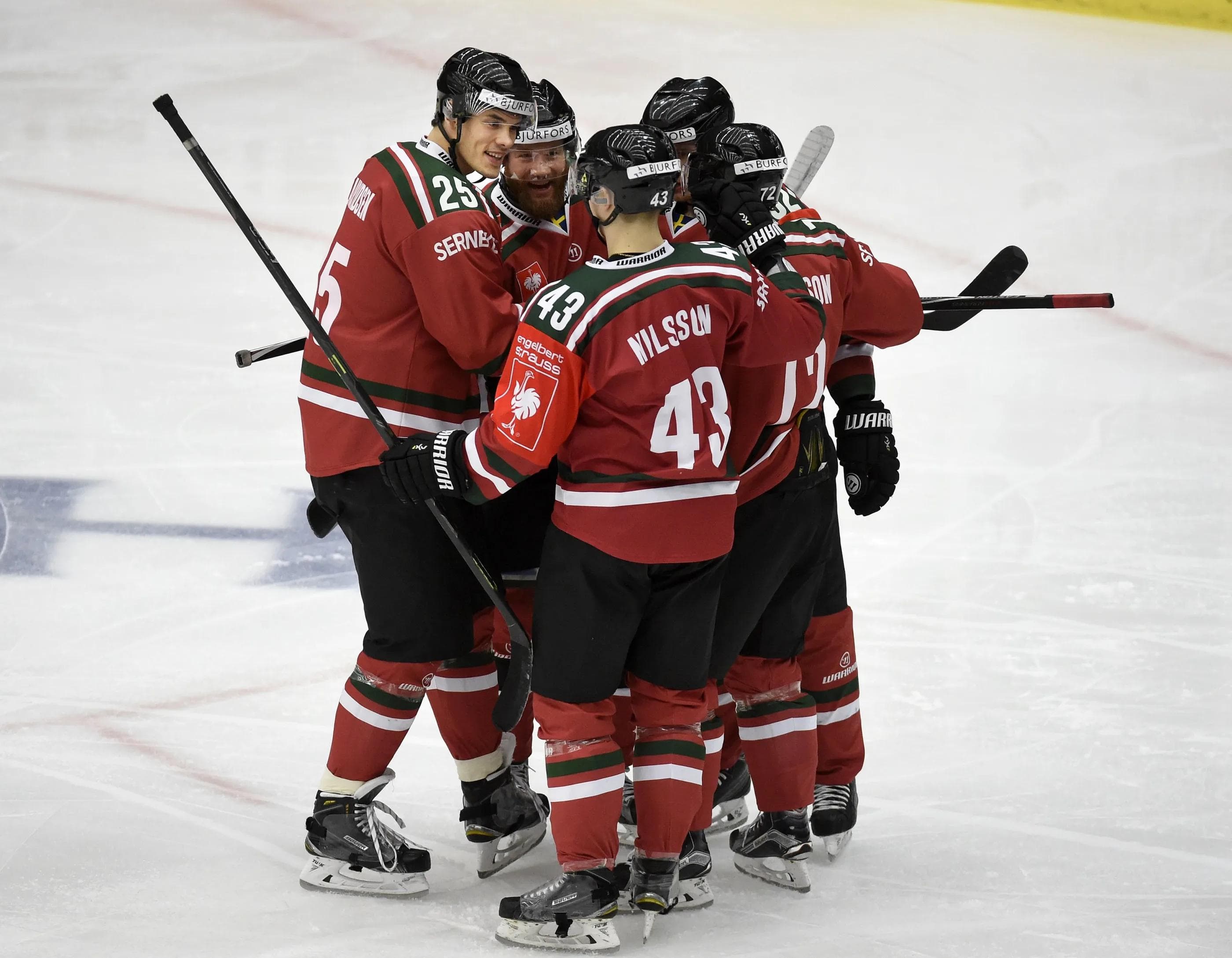 Frölunda hat wie Oulu den Einzug ins Finale geschafft. Foto: Tommy Holl/ Frölunda Göteborg via Getty Images