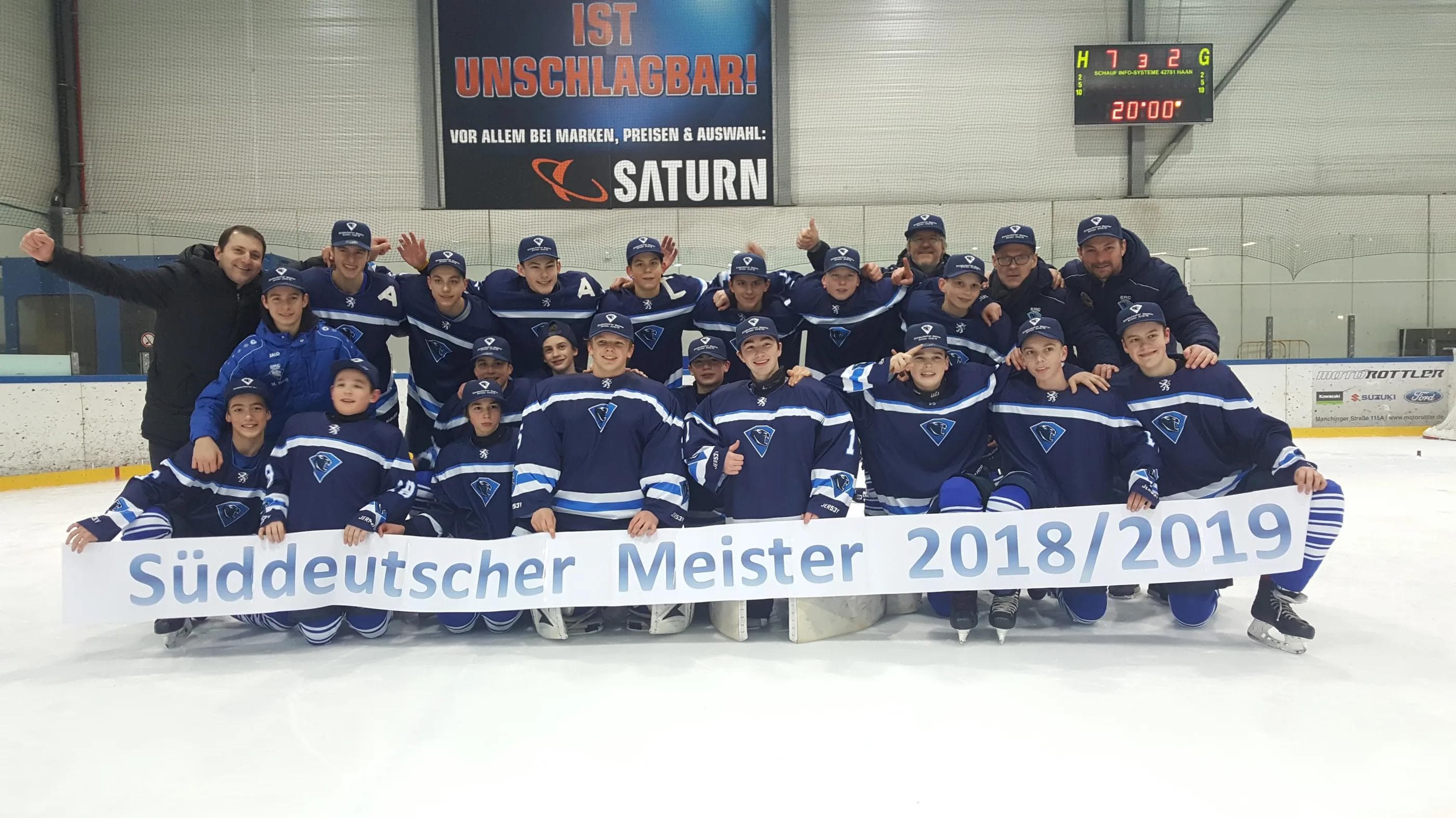 Die U15 feiert einen tollen Erfolg. Foto: Stammverein