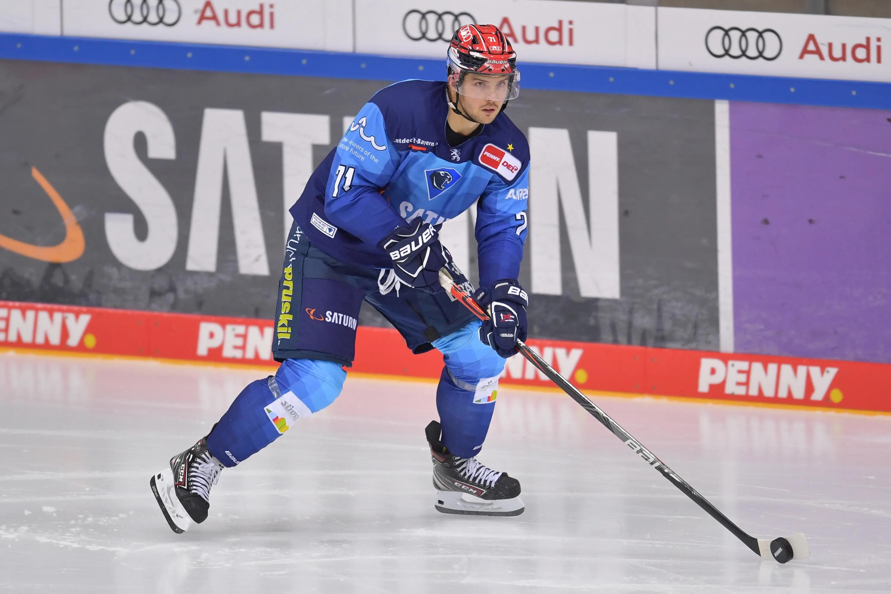 Justin Feser und die Panther wollen in Nürnberg den ersten Sieg der Saison einfahren.
Foto: Johannes TRAUB / JT-Presse.de