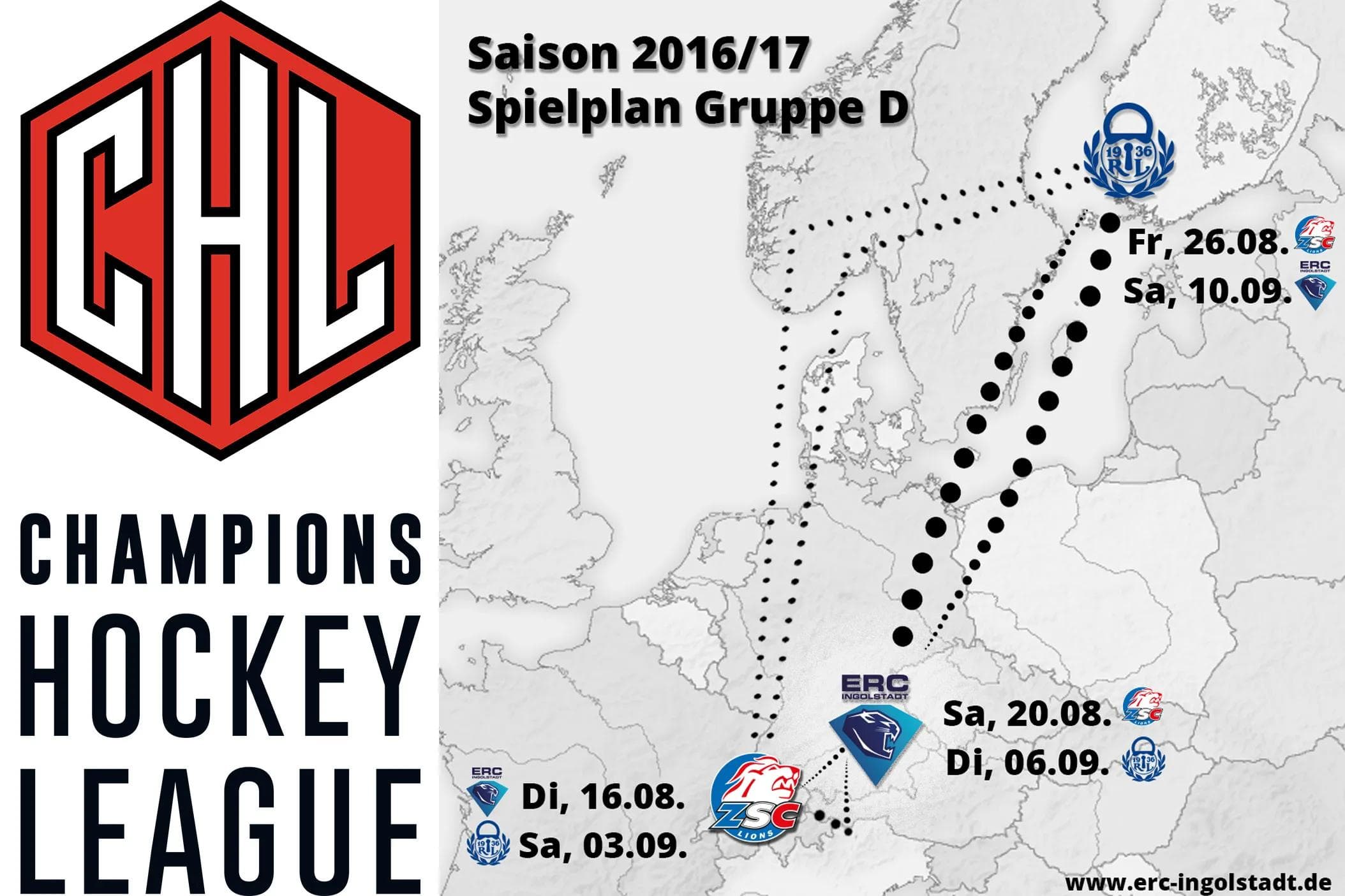 Die Spieltermine der Gruppe D im Überblick.