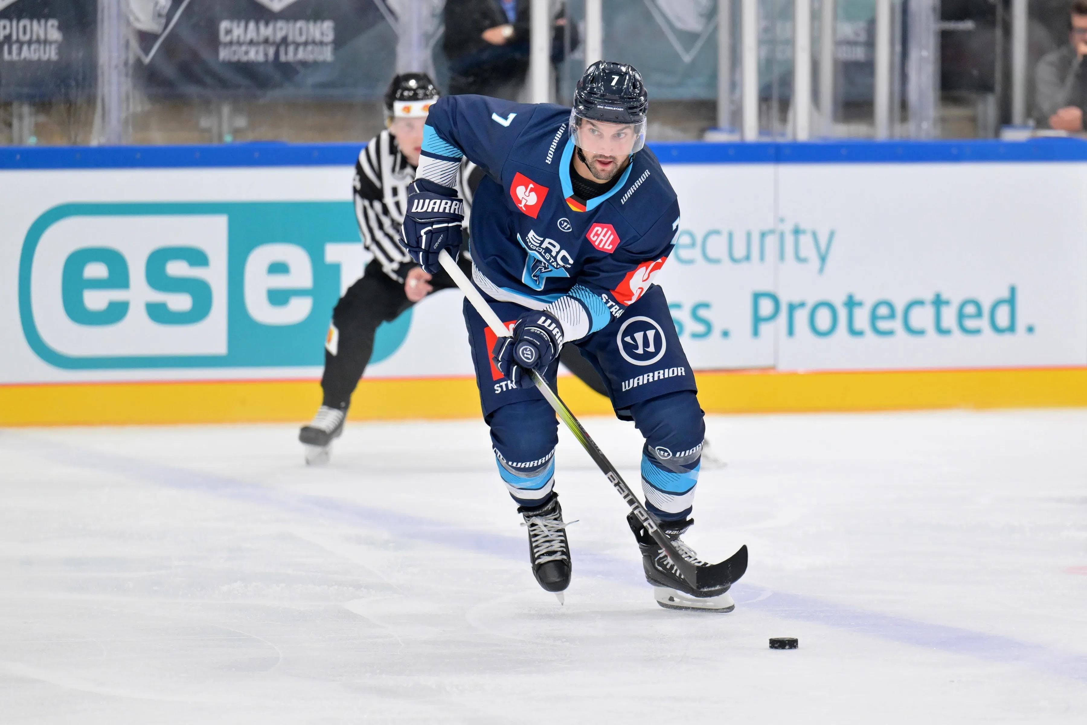 Das Achtelfinalticket vor Augen: Colton Jobke und die Panther.
Foto: Johannes Traub/JT-Presse.de