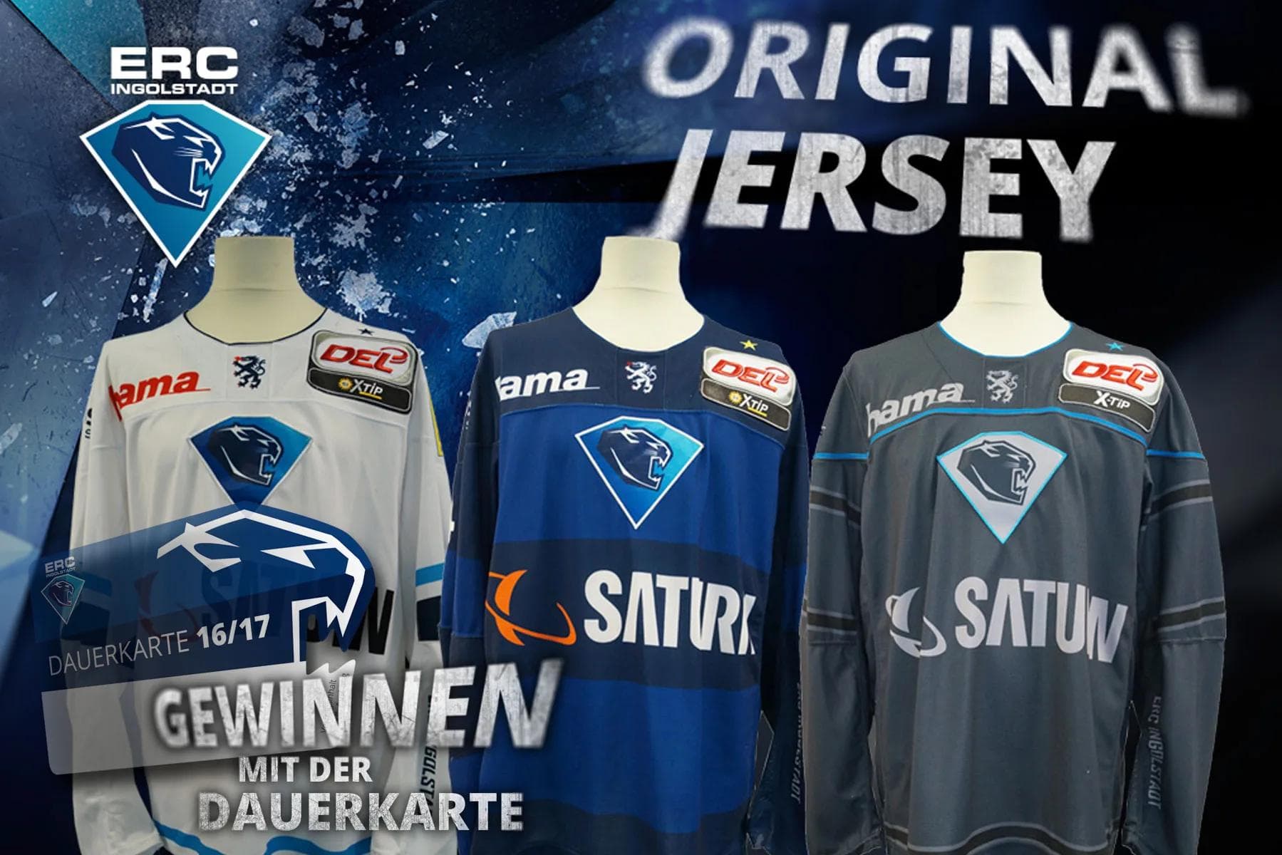 Gewinne ein Game-Worn Trikot eines ERC-Profis aus der Saison 15/16.