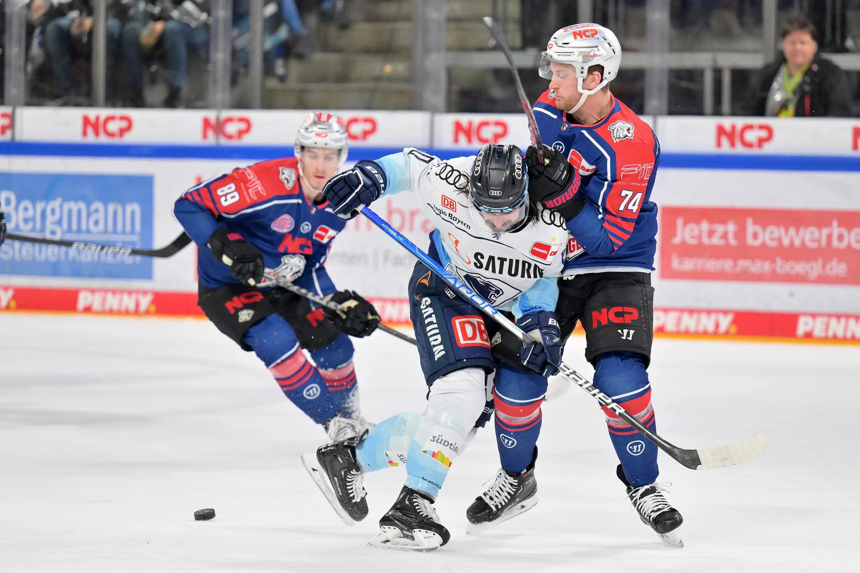 Hitzige Zweikämpfe erwarten die Panther in einem intensiven Derby.
Foto: Johannes Traub/JT-Presse.de