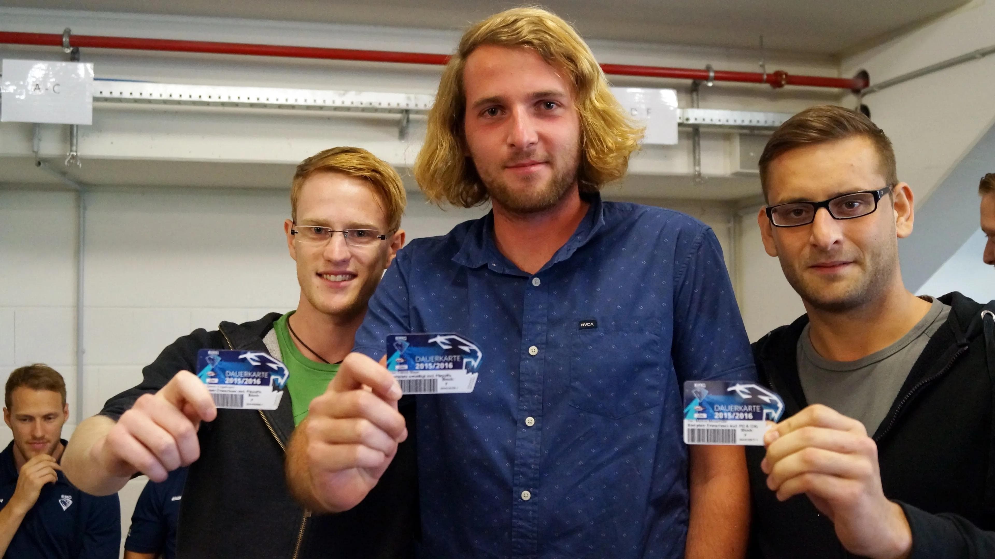 Drei Kumpels, ein Team. Foto: Martin Wimösterer