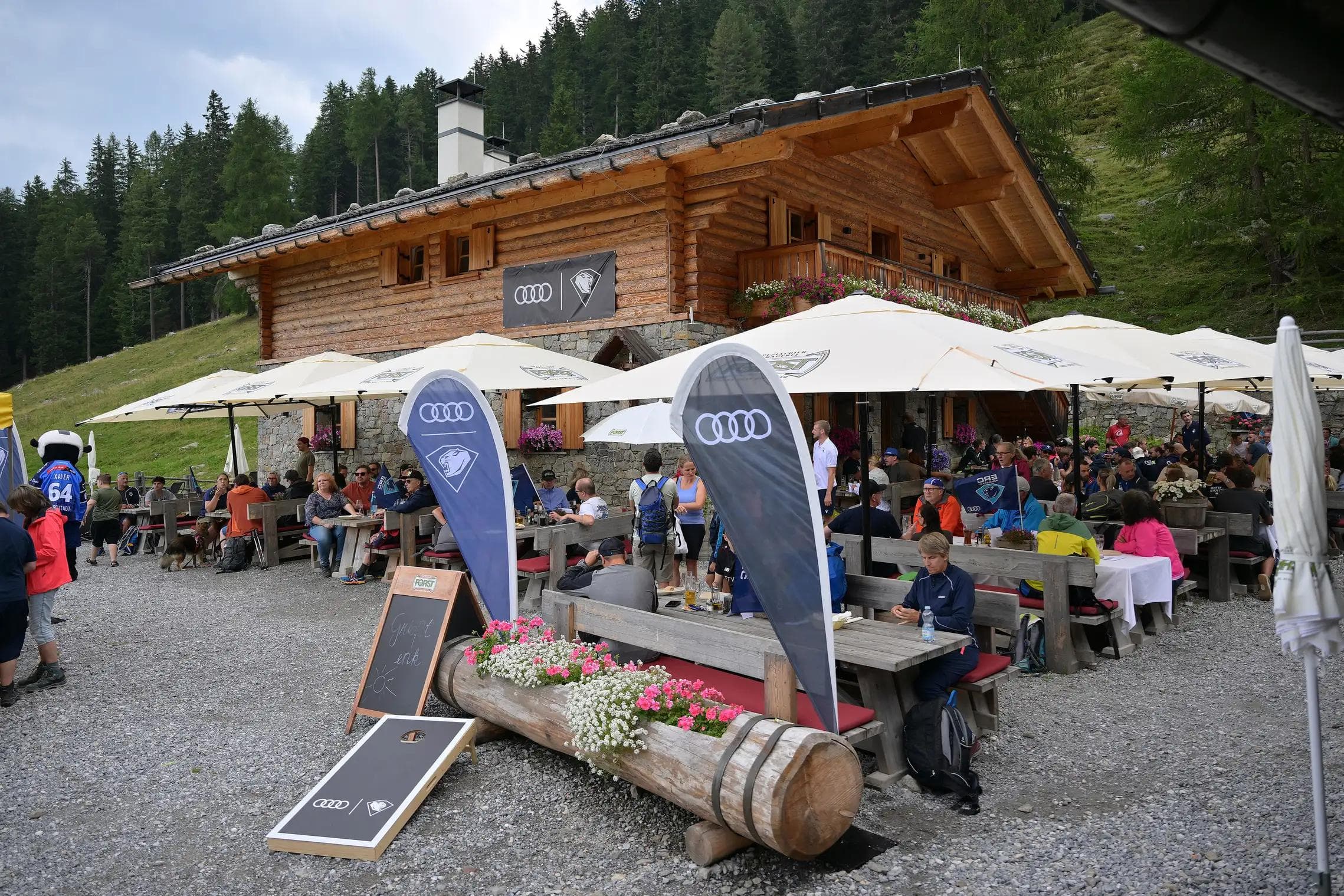 Die Latscher Alm bot die passende Kulisse für das Audi Almerlebnis.