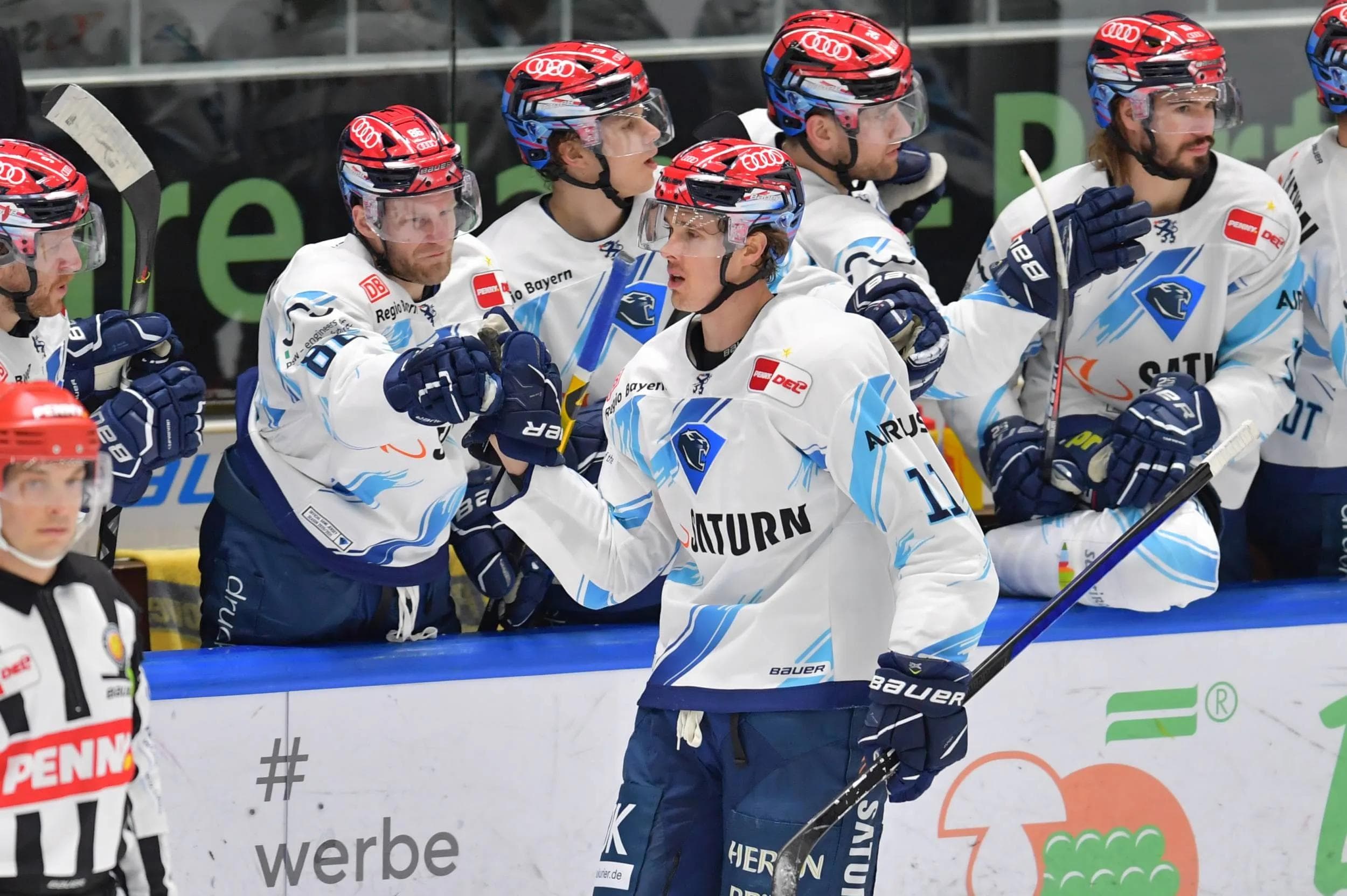 Louis-Marc Aubry war mit vier Scorerpunkten der Mann des Spiels.
Foto: Johannes Traub/JT-Presse.de