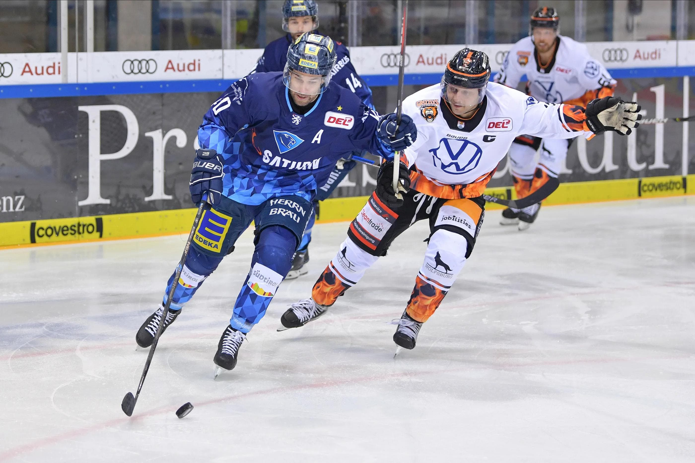 Darin Olver und die Pantehr wollen den Vorsprung auf die Grizzlys Wolfsburg wieder auf neun Punkte vergrößern.
Foto: Johannes TRAUB / JT-Presse.de