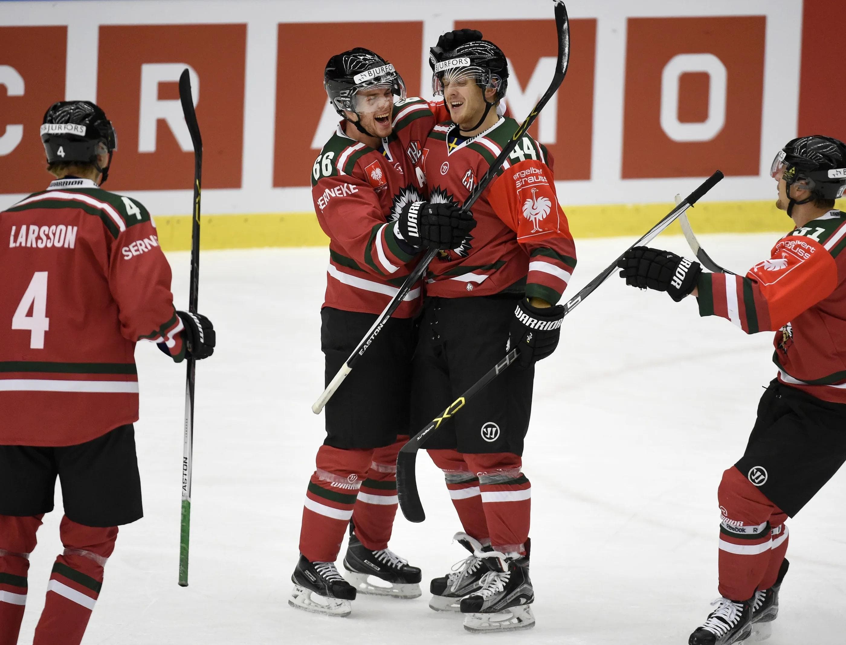 Die Panther hatten die Überraschung schon fast geschafft. Doch Frölunda zieht ins Achtelfinale der Champions Hockey League ein. Foto: Tommy Holl / Frölunda Indians via Getty Images