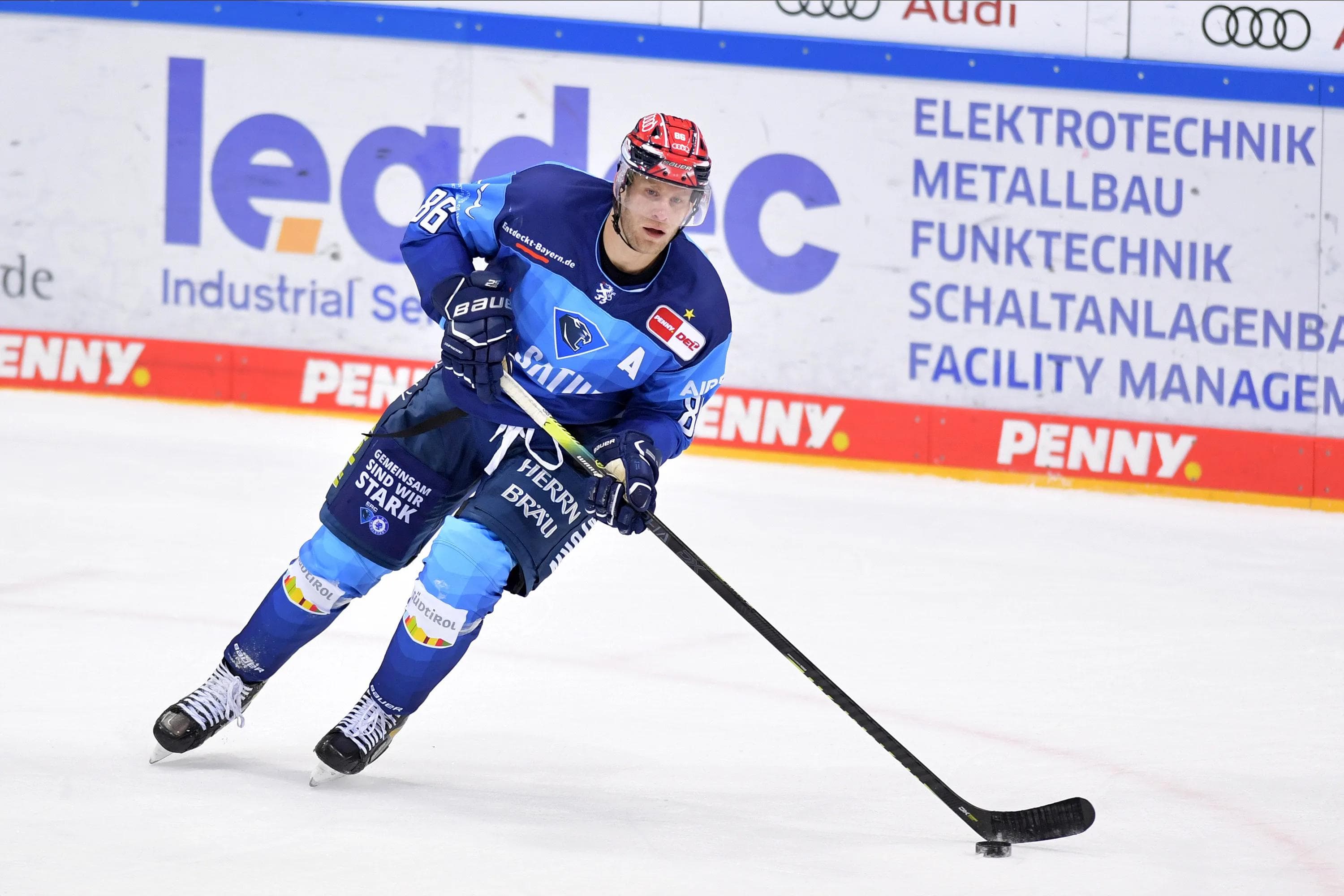 Daniel Pietta läuft gegen die Wild Wings wieder für den ERC auf.
Foto: Johannes TRAUB / JT-Presse.de