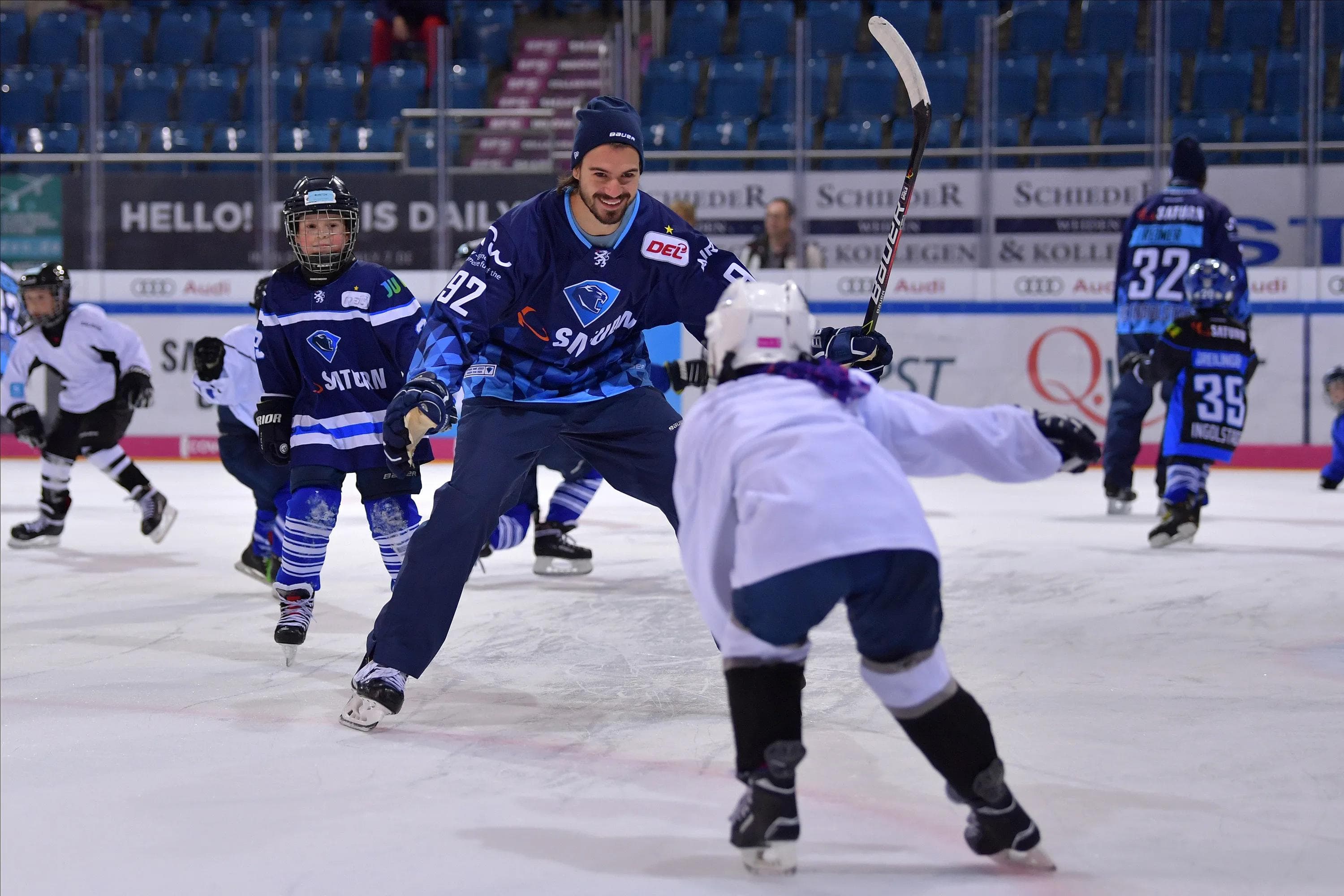 Nach einer Saison Pause kann dieses Jahr der Kids on Ice Day wieder stattfinden.
Foto: Johannes TRAUB / JT-Presse.de