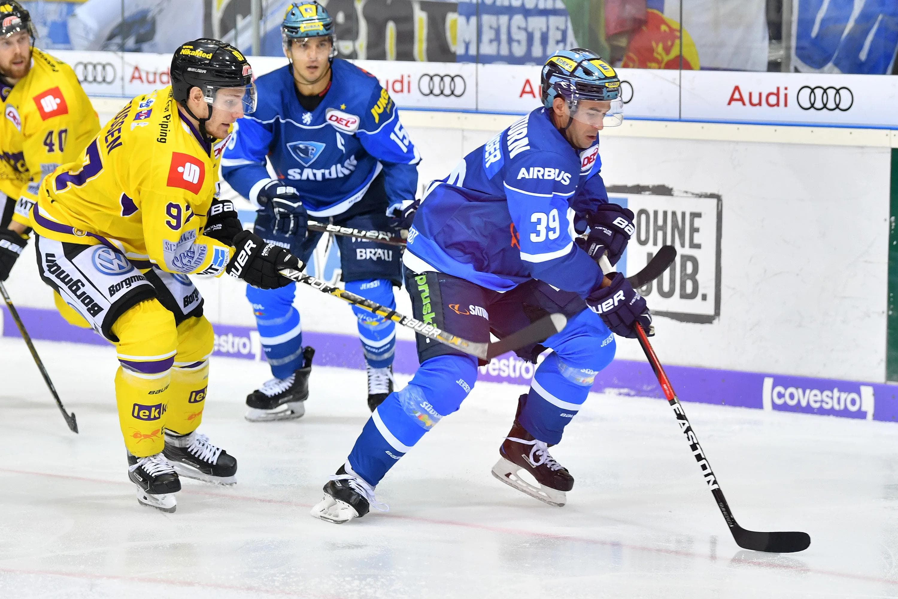 Thomas Greilinger und seine Panther empfangen am Mittwoch Krefeld. Foto: ST-Foto.de / Johannes Traub