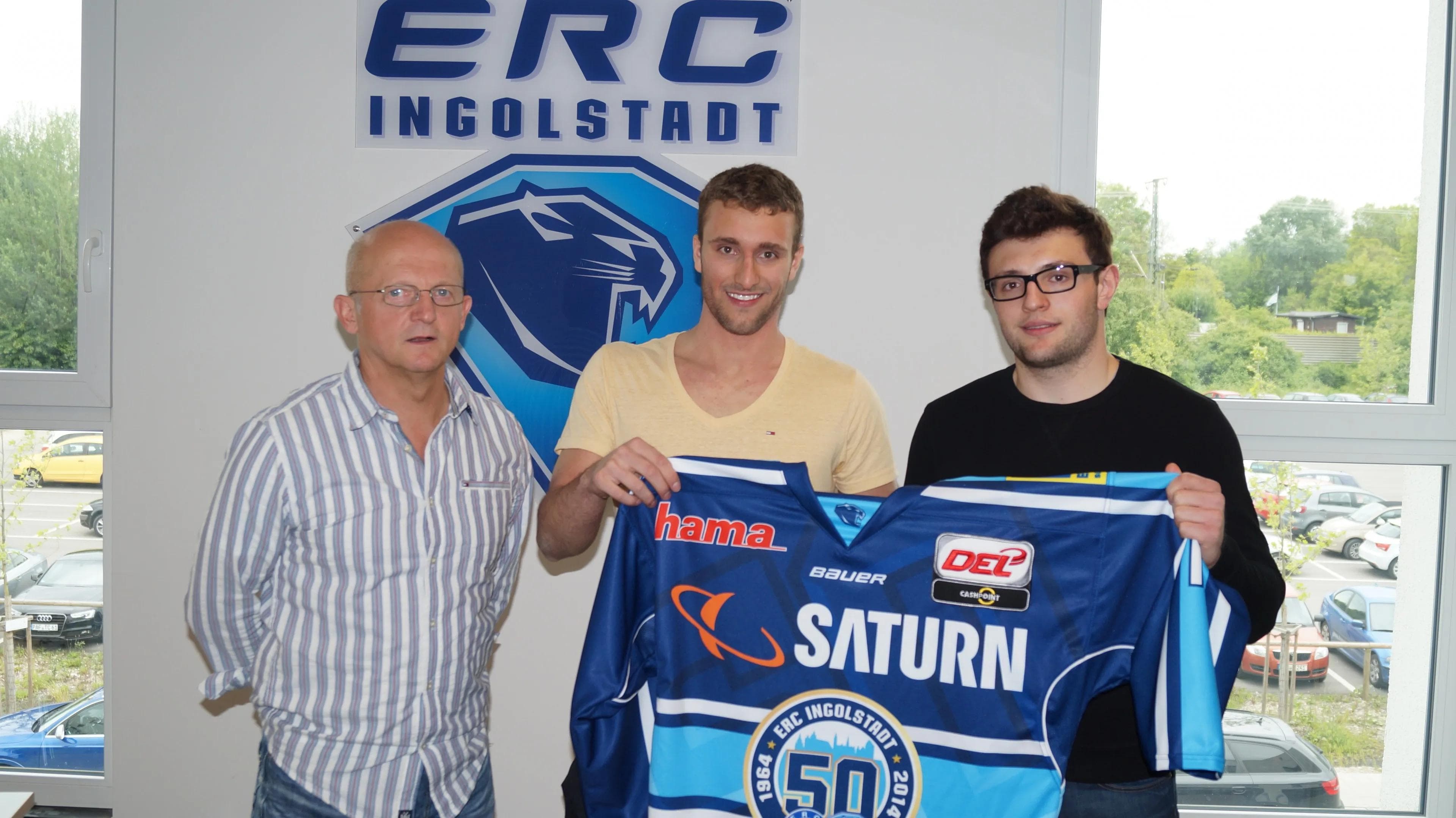 Sportdirektor Jiri Ehrenberger mit Stephan Kronthaler und Marco Eisenhut (v.l.)