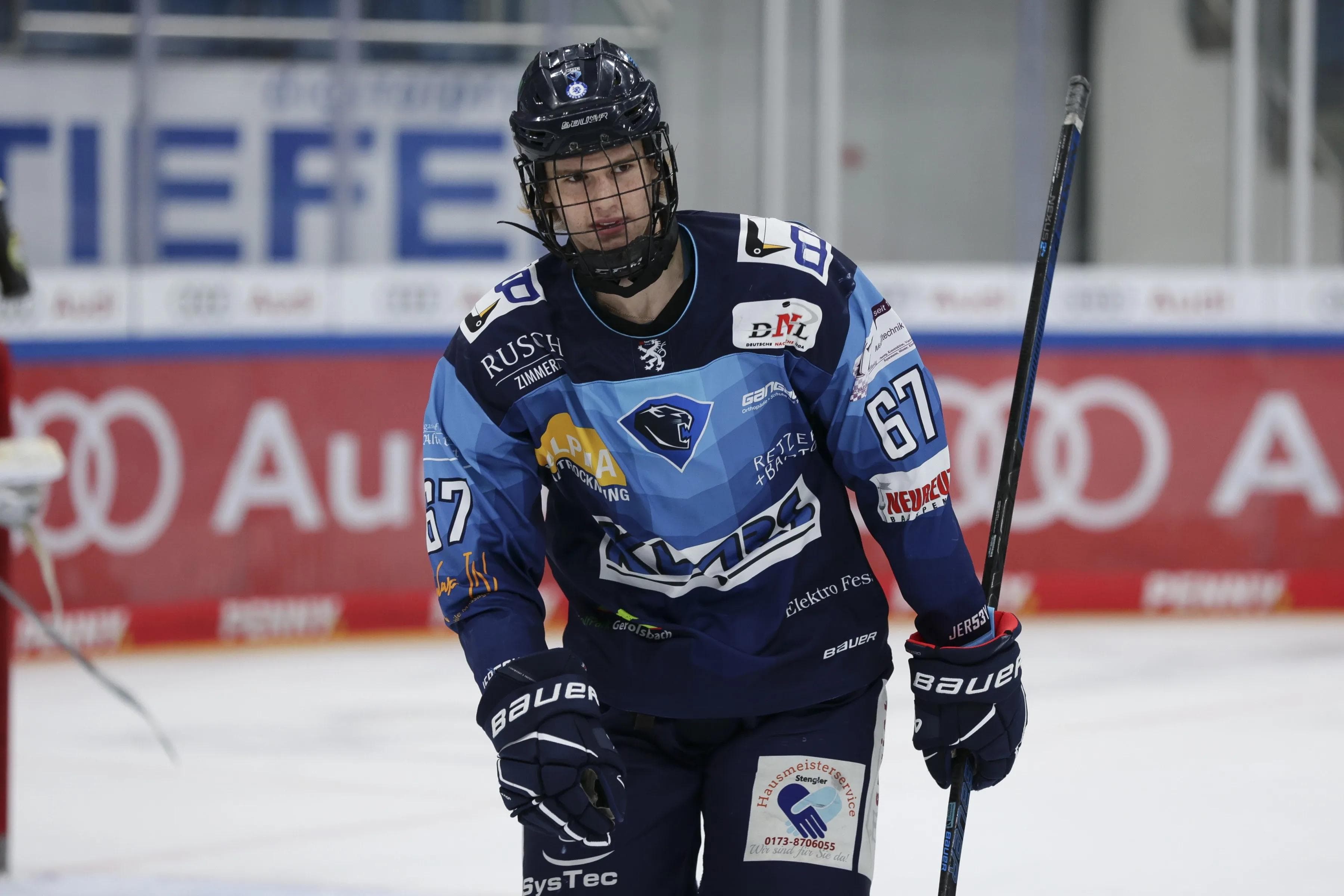 Lukas Ullmann feiert heute sein DEL-Debüt.
Foto: Ralf Lüger
