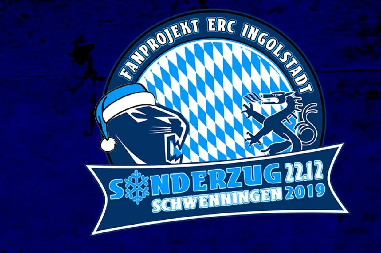 Am kommenden Sonntag reisen 600 Panther-Fans per Sonderzug mit zum Auswärtsspiel in Schwenningen.
Grafik: ERCI-Fanprojekt