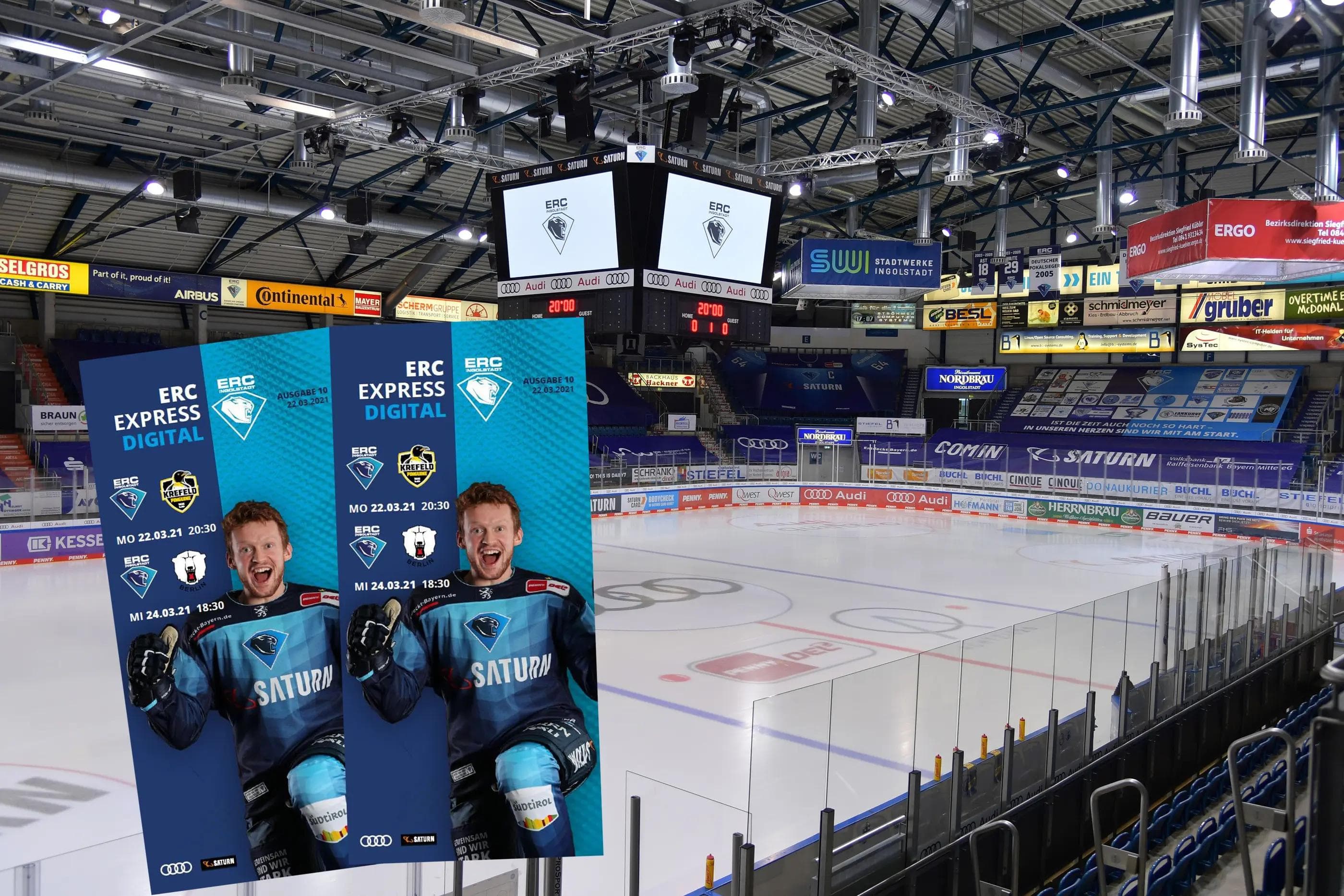 Doppelausgabe zu den Heimspielen gegen Krefeld und Berlin.