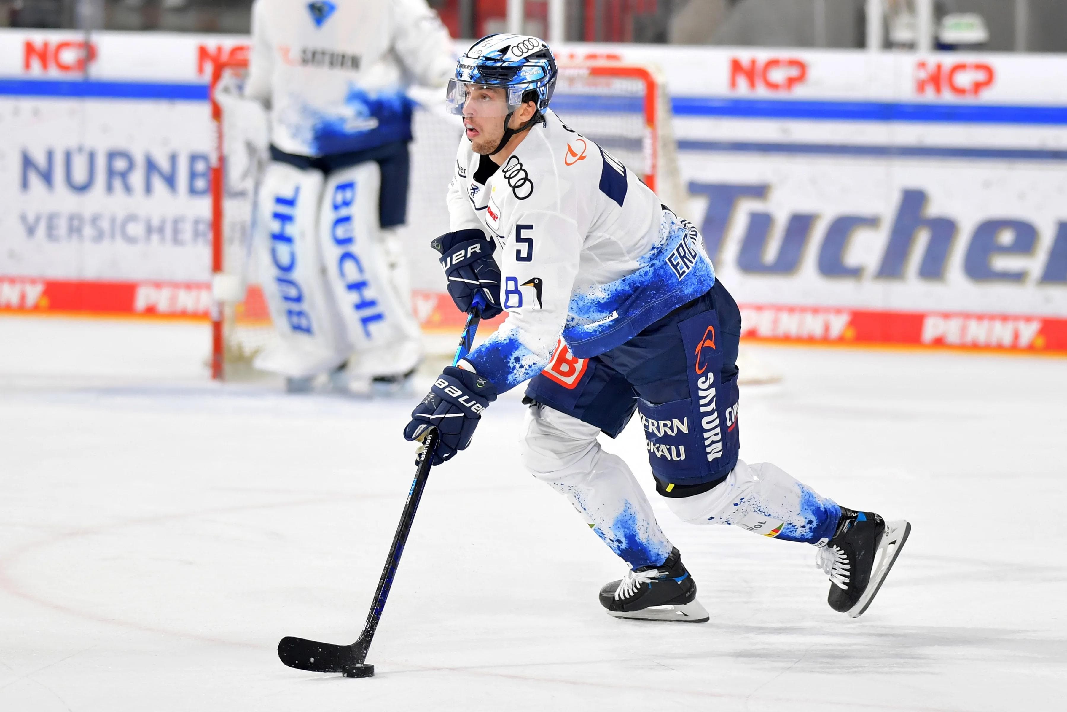 Der ERC um Kapitän Fabio Wagner trifft am Sonntag auf die Adler Mannheim.
Foto: Johannes Traub/JT-Presse.de
