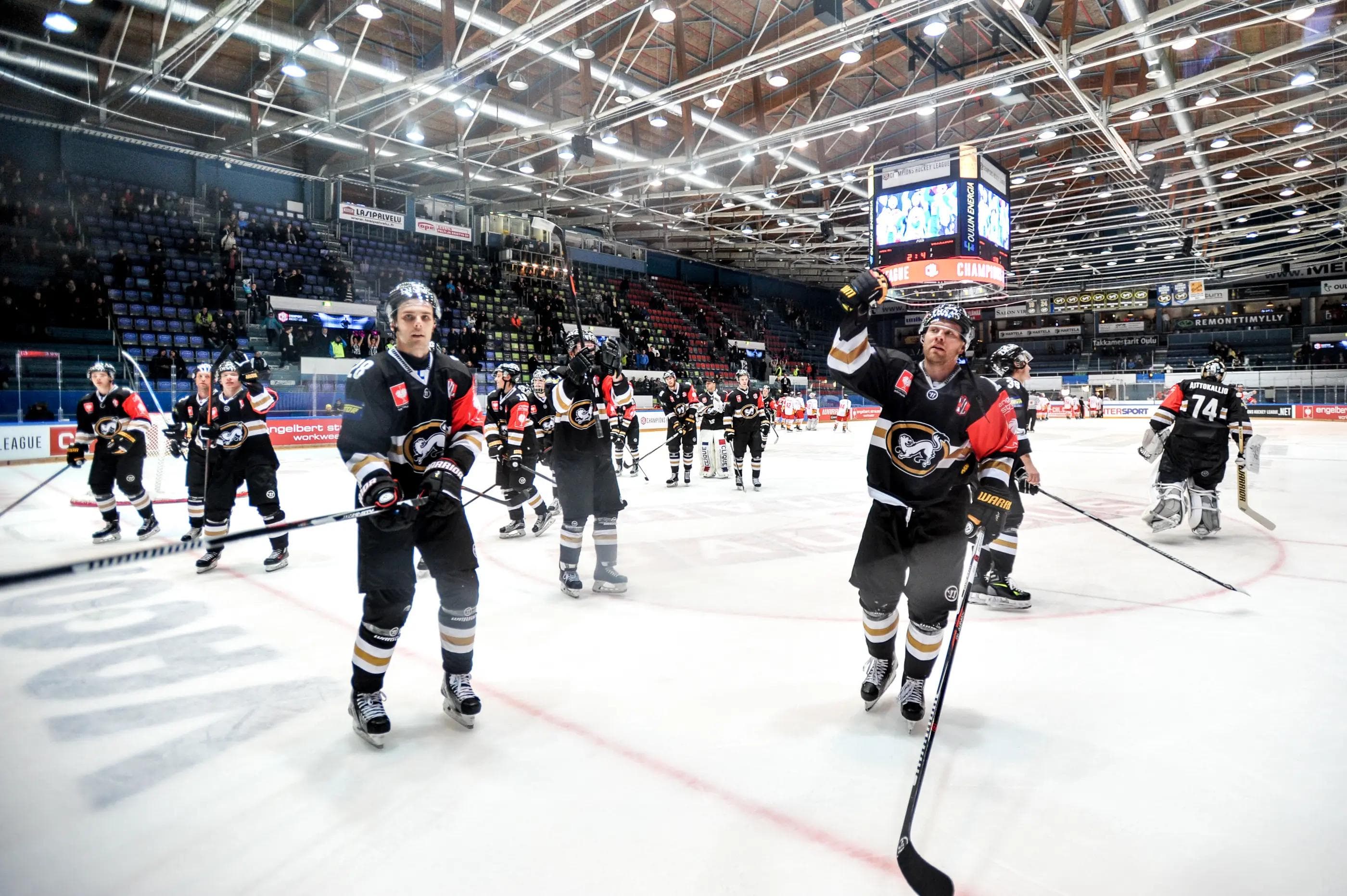 Kärpät Oulu steht vor dem Finaleinzug - und kämpft auch um das Heimrecht. Foto: Kärpät Oulu/Champions Hockey League via Getty Images