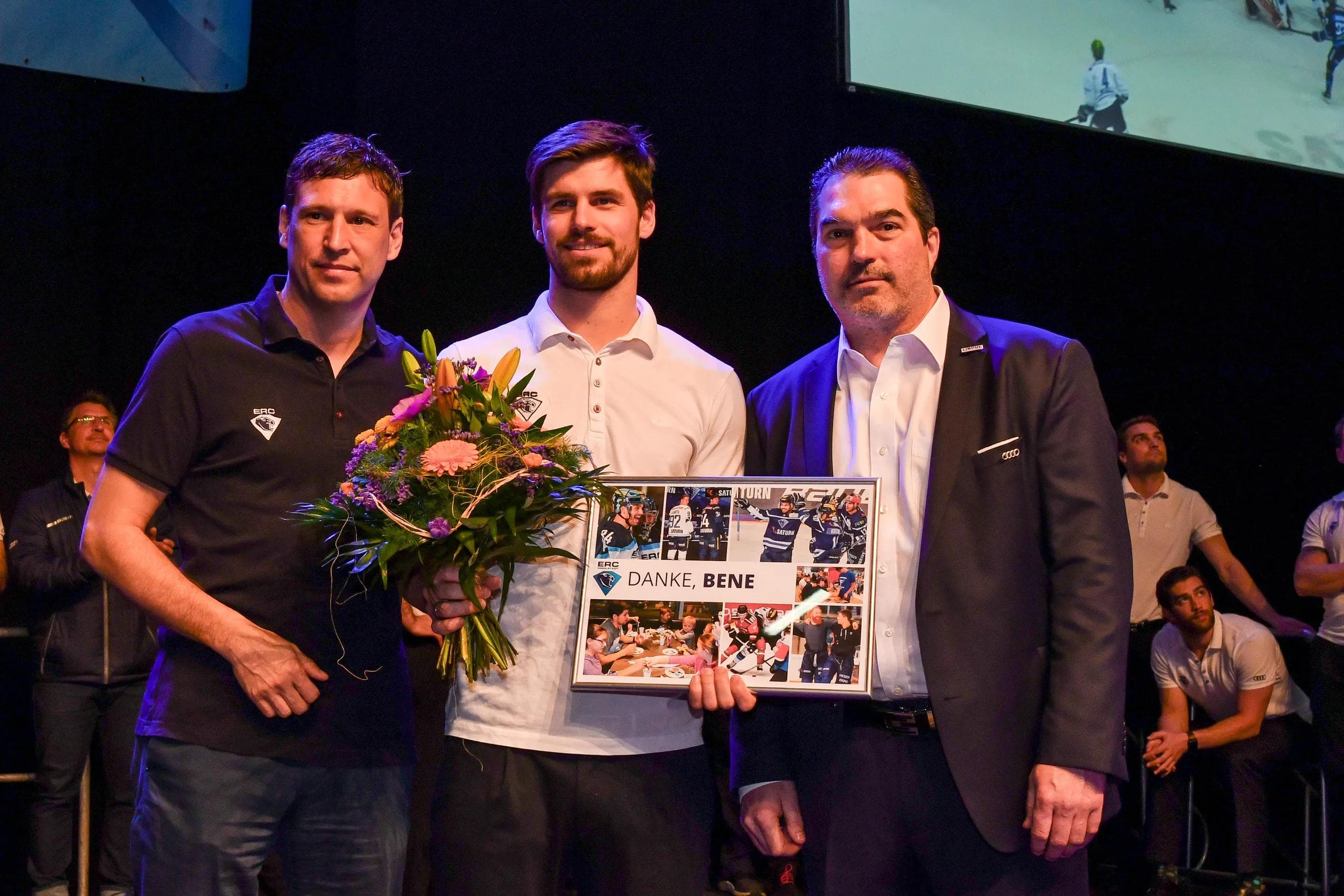 Wurde Vizemeister mit dem ERC und verlässt die Panther Richtung Straubing: Benedikt Kohl. Foto: st-foto/Strisch