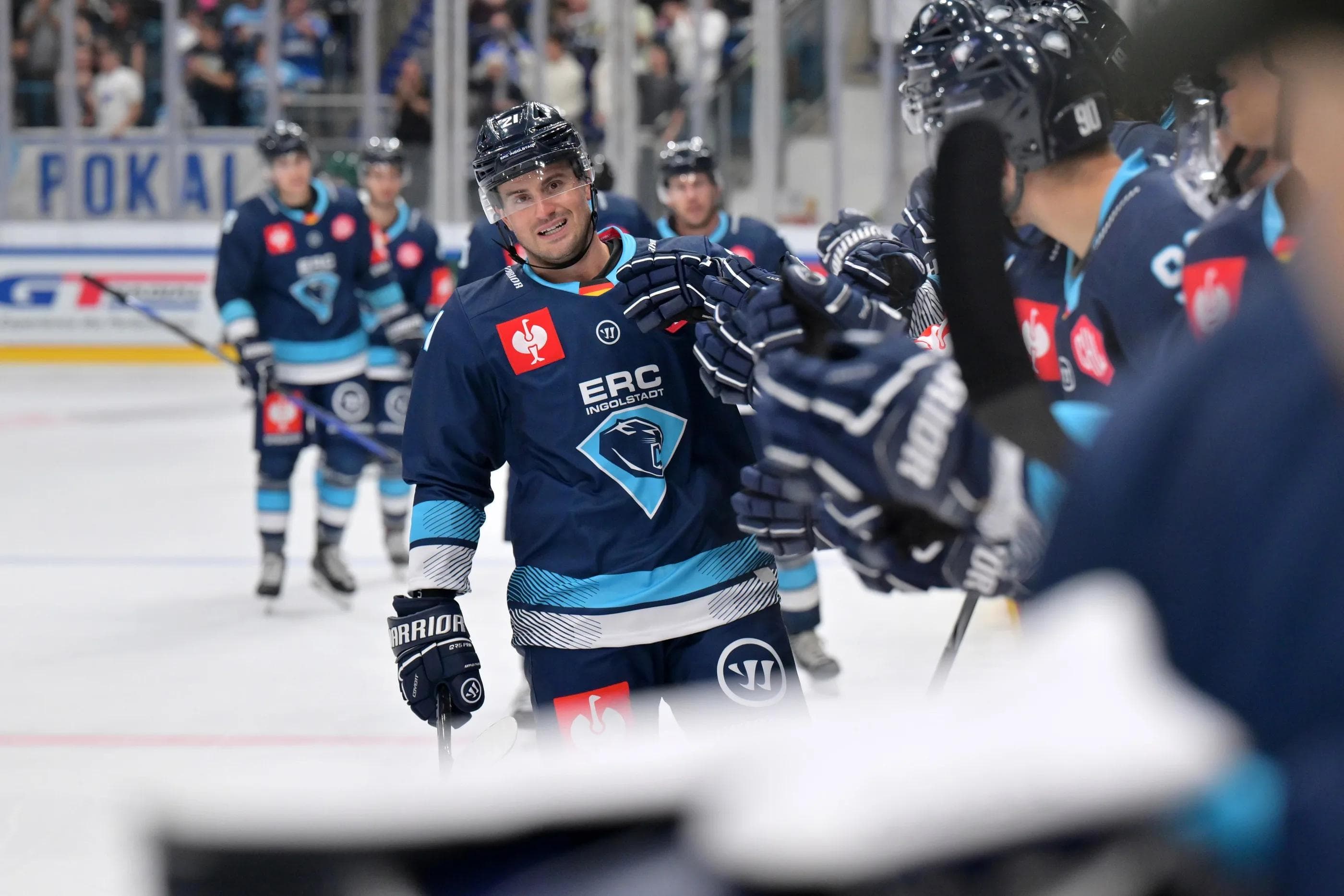 Können die Panther auch im zweiten CHL-Heimspiel jubeln?
Foto: Johannes Traub/JT-Presse.de