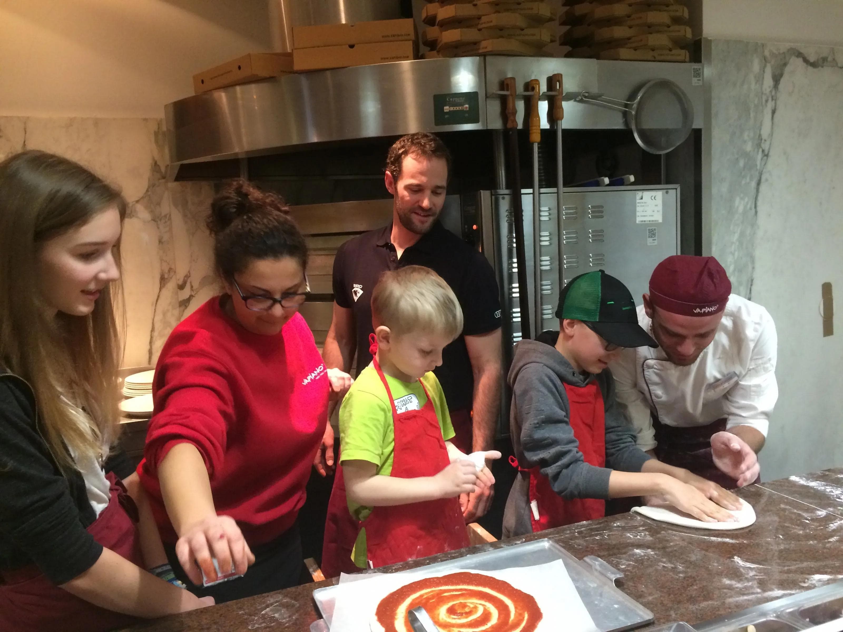 Pizzabacken im Vapiano