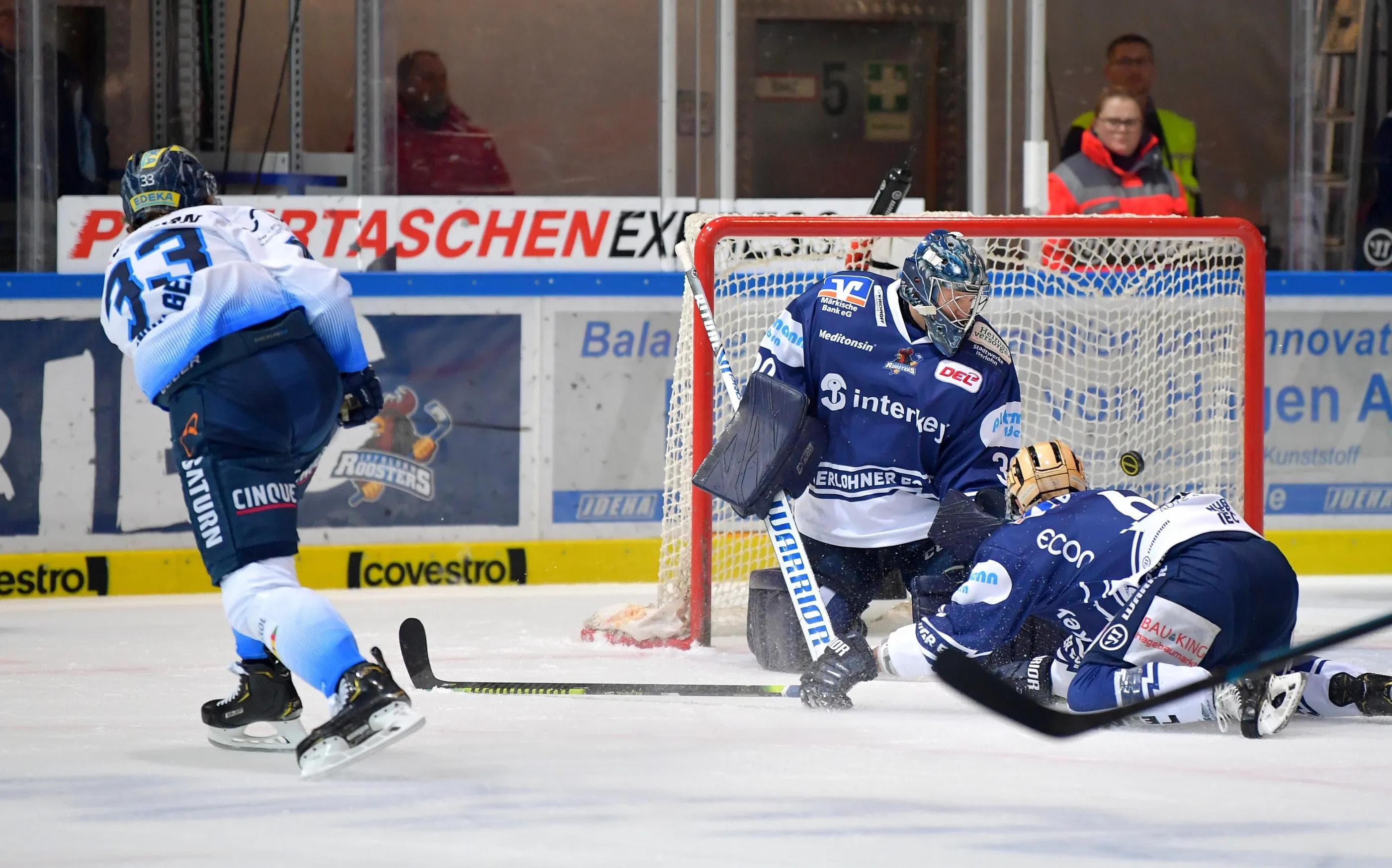 Tim Wohlgemuth ist weiterhin in bestechender Form und traf zum wichtigen 1:1.
Foto: Brockmann/City-Press