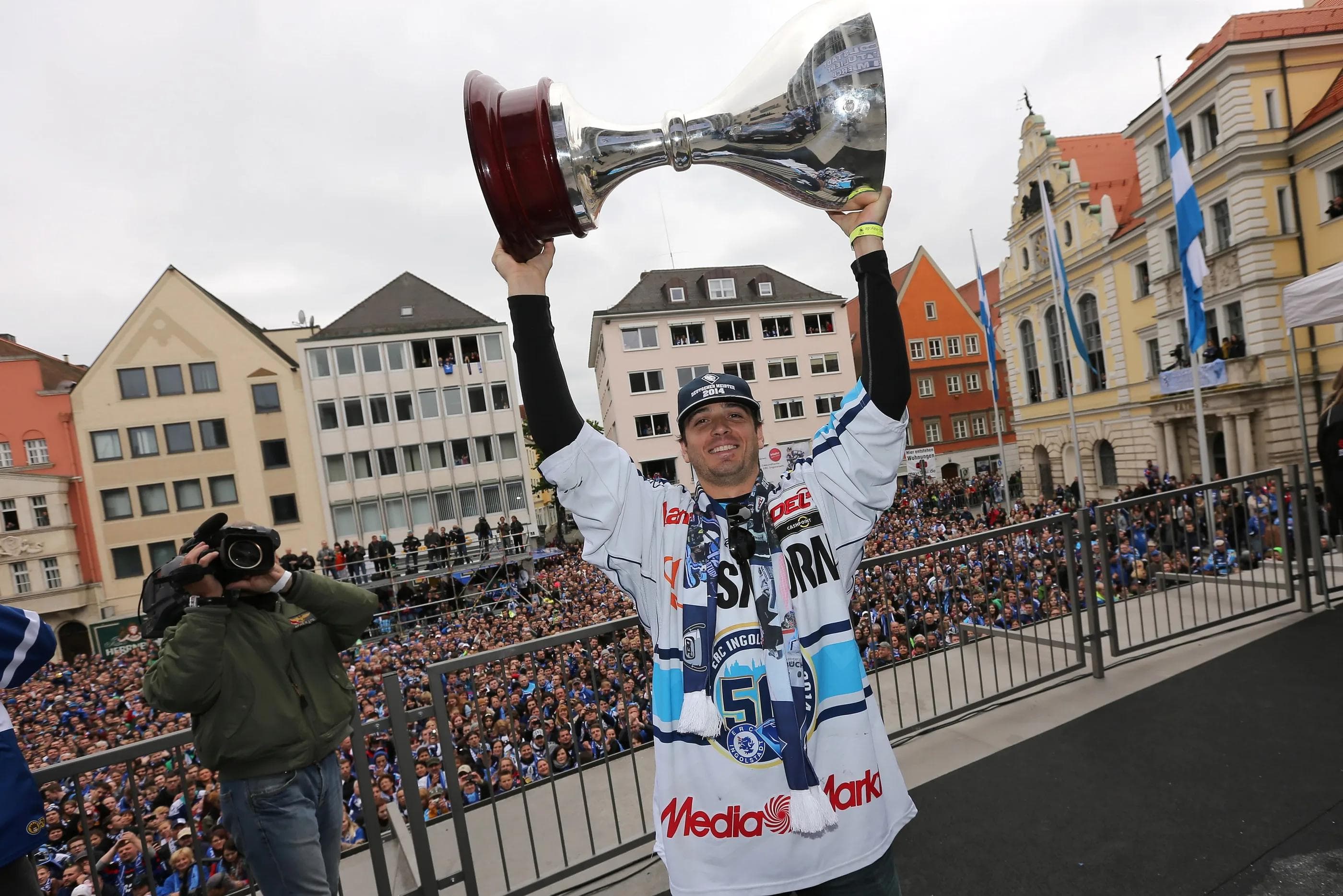 Meisterpanther John Laliberte wird am 23. Februar beim Legendenspiel in der Saturn-Arena auflaufen.
Foto: Stefan Bösl/kbumm.de