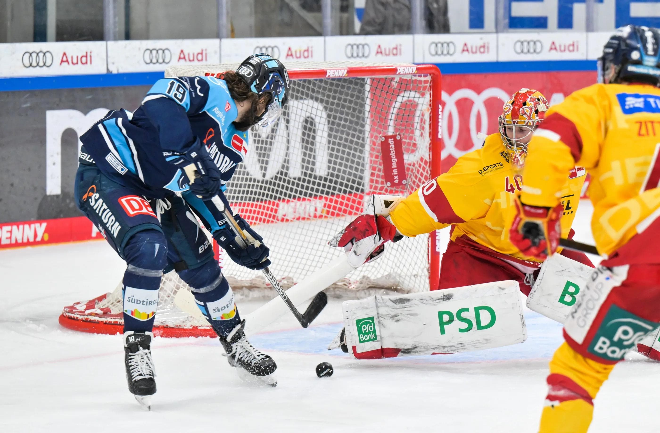 Wenige Gästeblock-Tickets sind für Viertelfinal-Spiel 3 in der SATURN-Arena noch erhältlich.
Foto: JT-Presse.de.