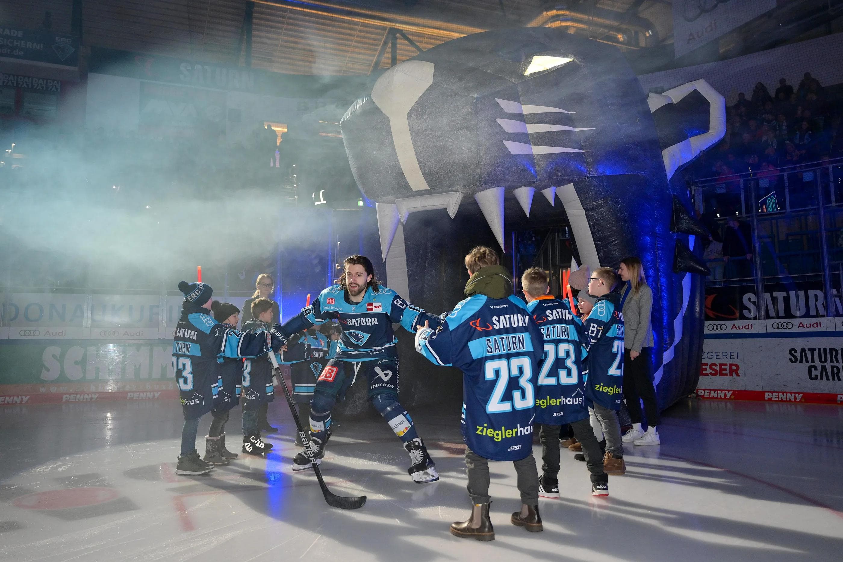 Die ersten Familientage bei den Heimspielen der Panther finden am 8.10. und 5.11. statt.
Foto: Johannes Traub/JT-Presse.de