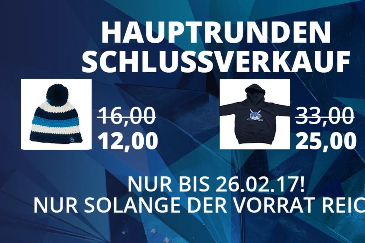 Fanartikel-Schlussverkauf