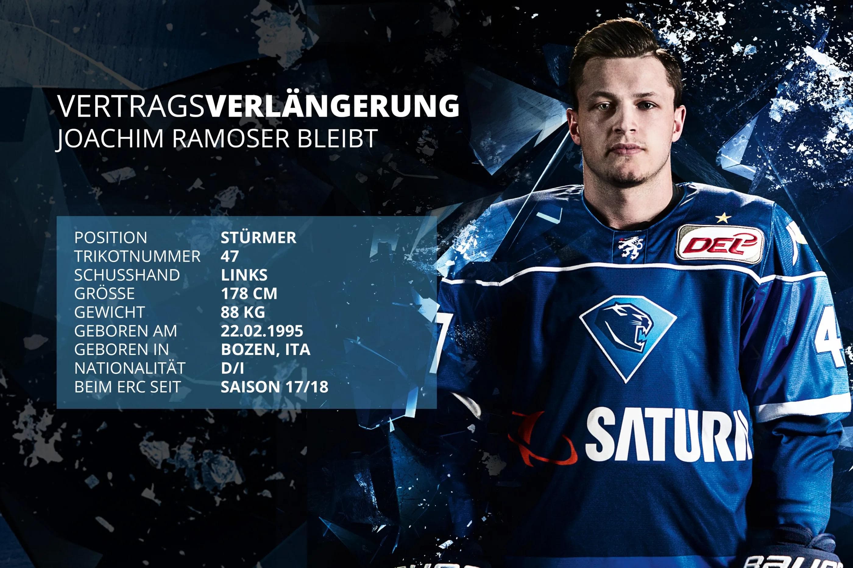 Joachim Ramoser spielt weiter im Panther-Trikot.