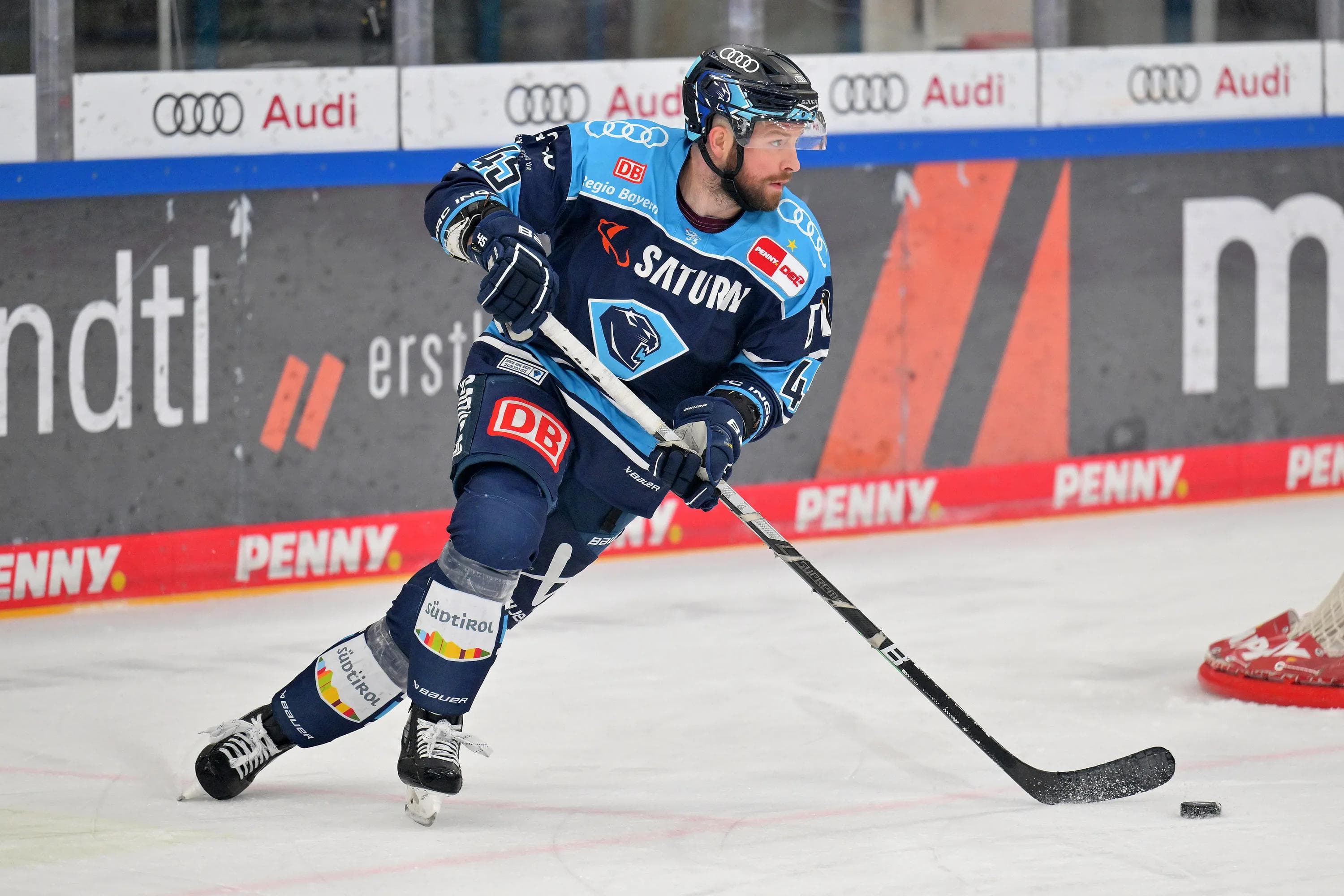 Ben Marshall steht dem ERC in den Playoffs verletzungsbedingt nicht zur Verfügung.
Foto: Johannes Traub/JT-Presse.de