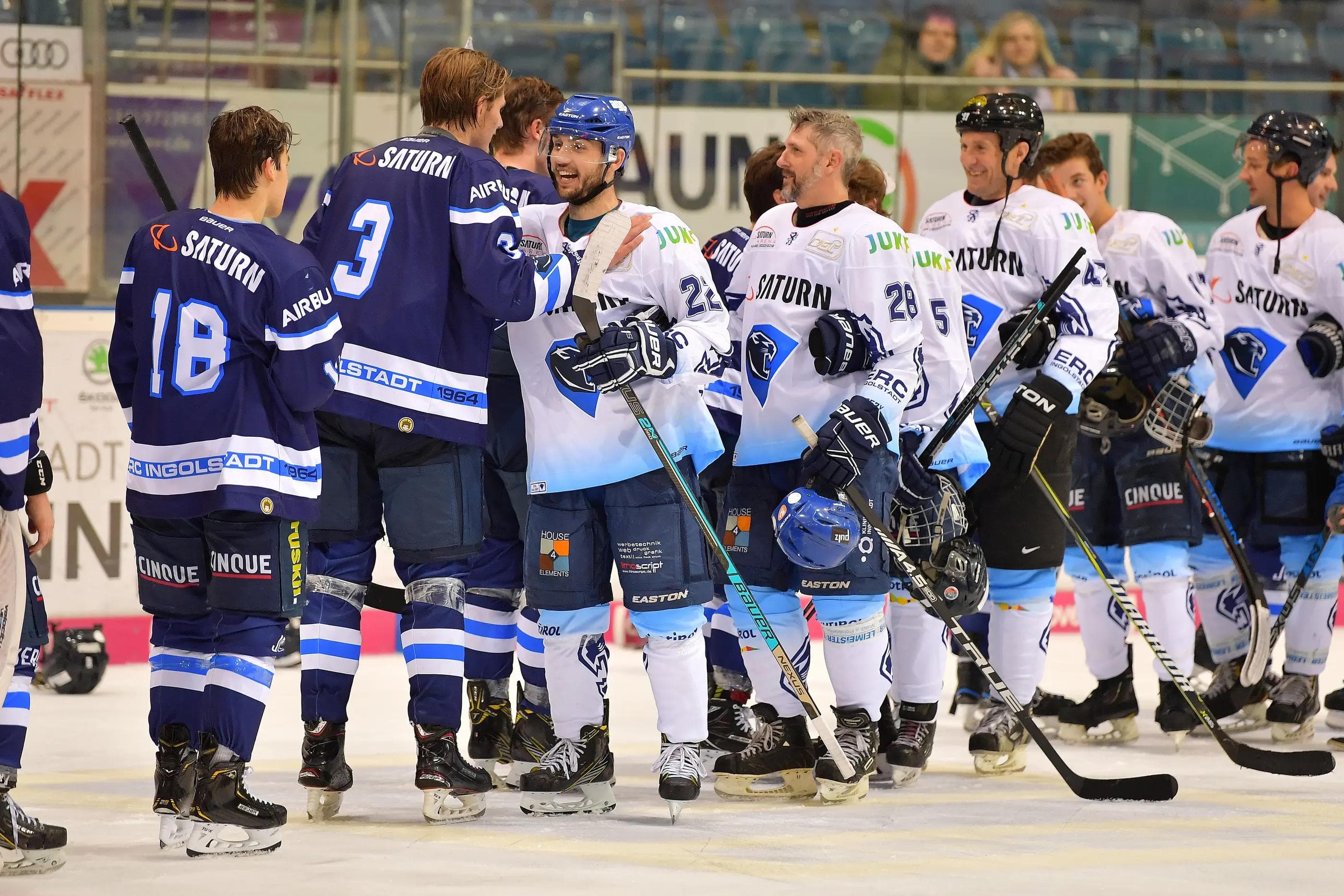 Beim diesjährigen Legendenspiel erwarten die Fans zahlreiche ehemalige DEL-Größen.
Foto: Johannes TRAUB / ST-Foto.de