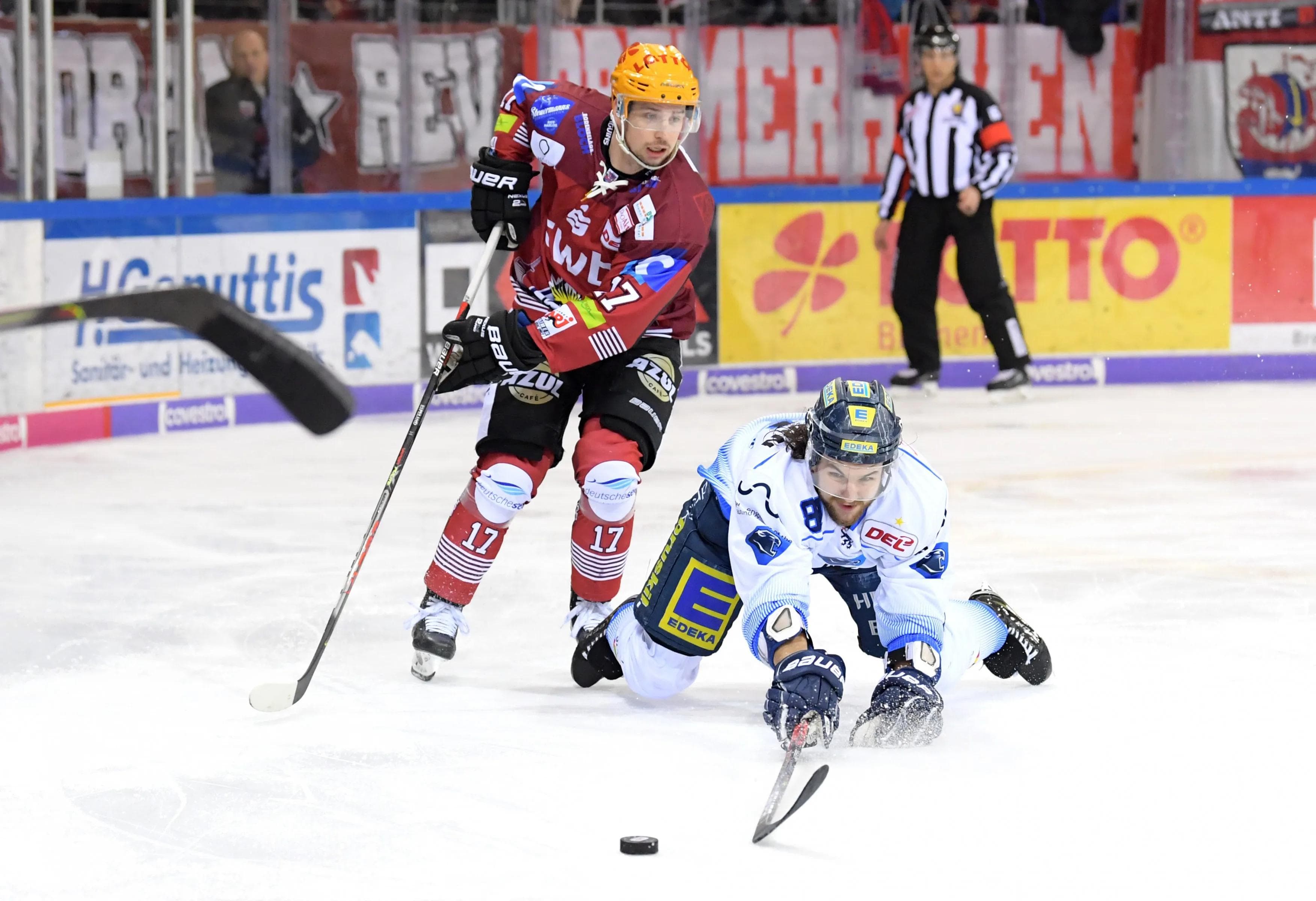 Kris Foucault und die Panther unterlagen den Fischtown Pinguins mit 4:2 und müssen nun in die erste Playoff-Runde.
Foto: DEL-Fotosharing