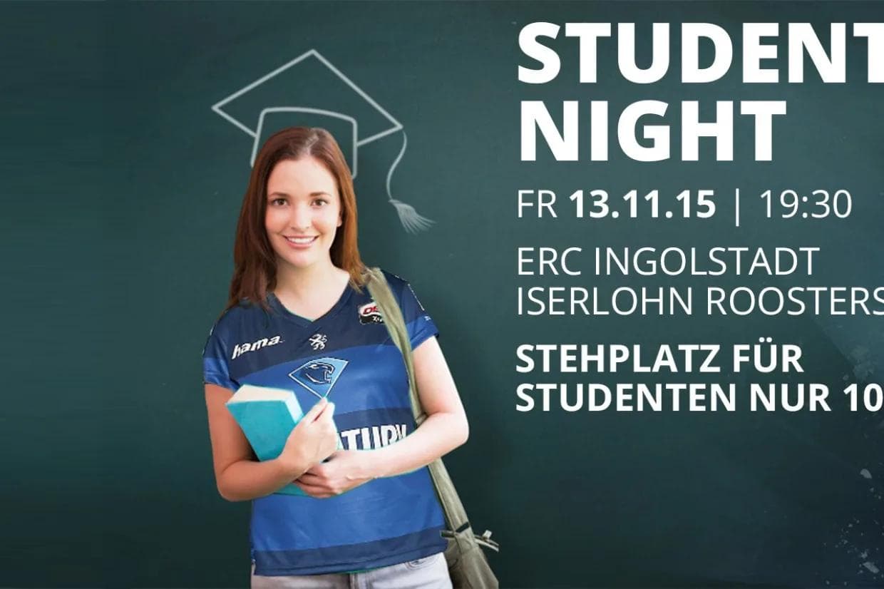 Heute steigt das erste Freitagheimspiel des ERC in dieser Saison - mit einer Student Night. Foto: Fotolia
