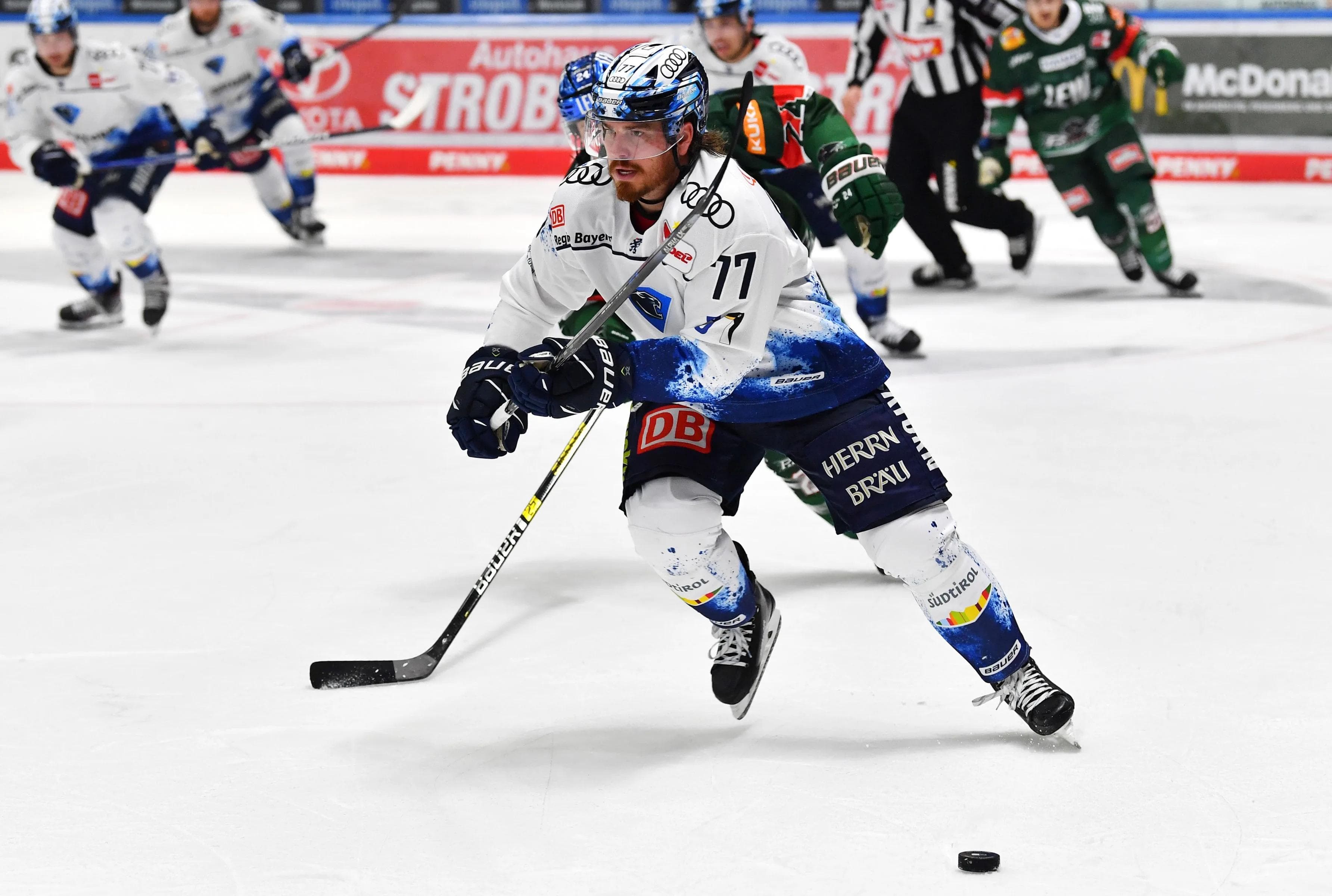 Chris Bourque und die Panther sind heute live bei ServusTV zu sehen.
Foto: DEL-Photosharing