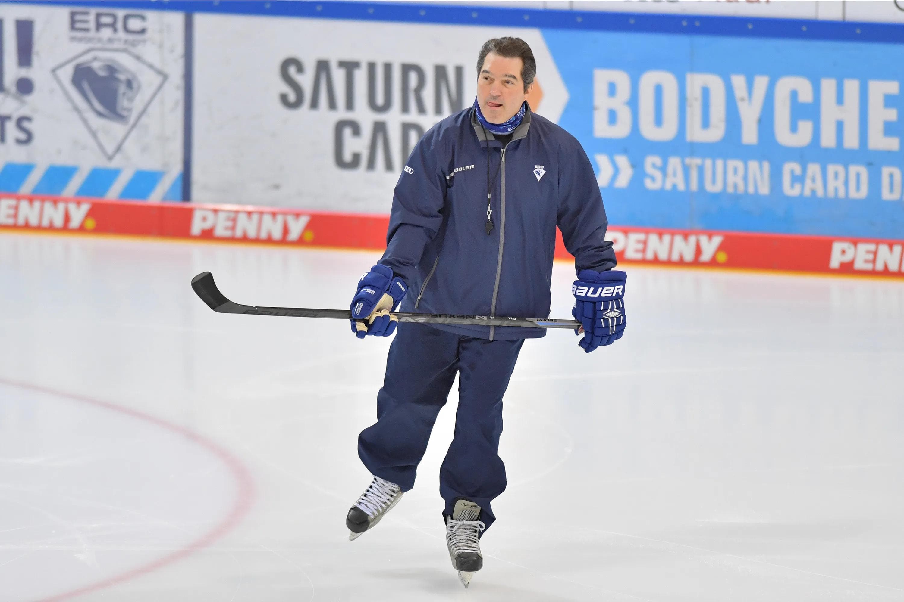 Larry Mitchell vertritt Headcoach Doug Shedden während der Quarantäne.
Foto: Johannes TRAUB / JT-Presse.de