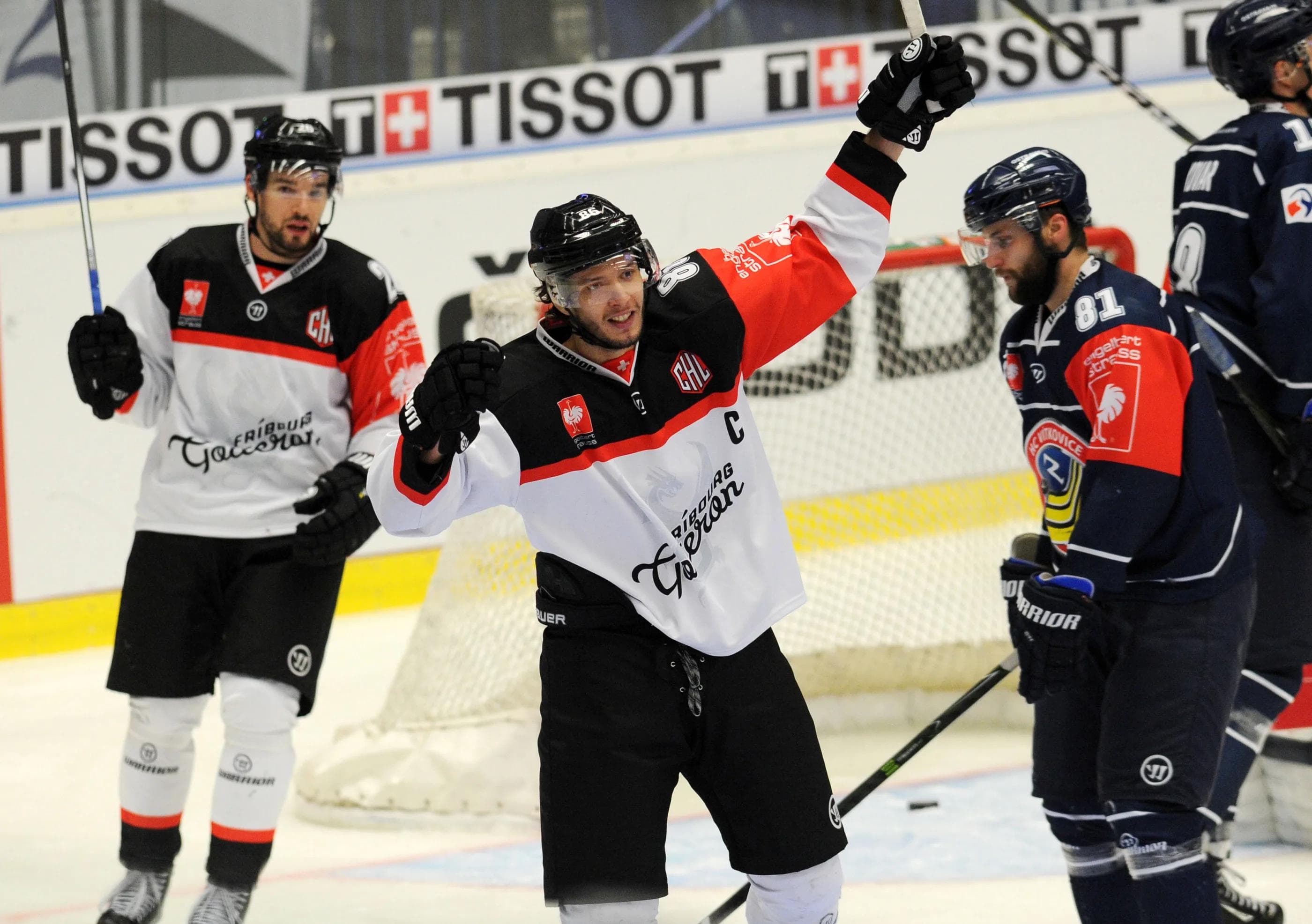 Julien Sprunger und sein Fribourg-Gottéron stehen mit einem Bein im Halbfinale. Foto: Vitkovice Ostrava (Champions Hockey League) via Getty Images