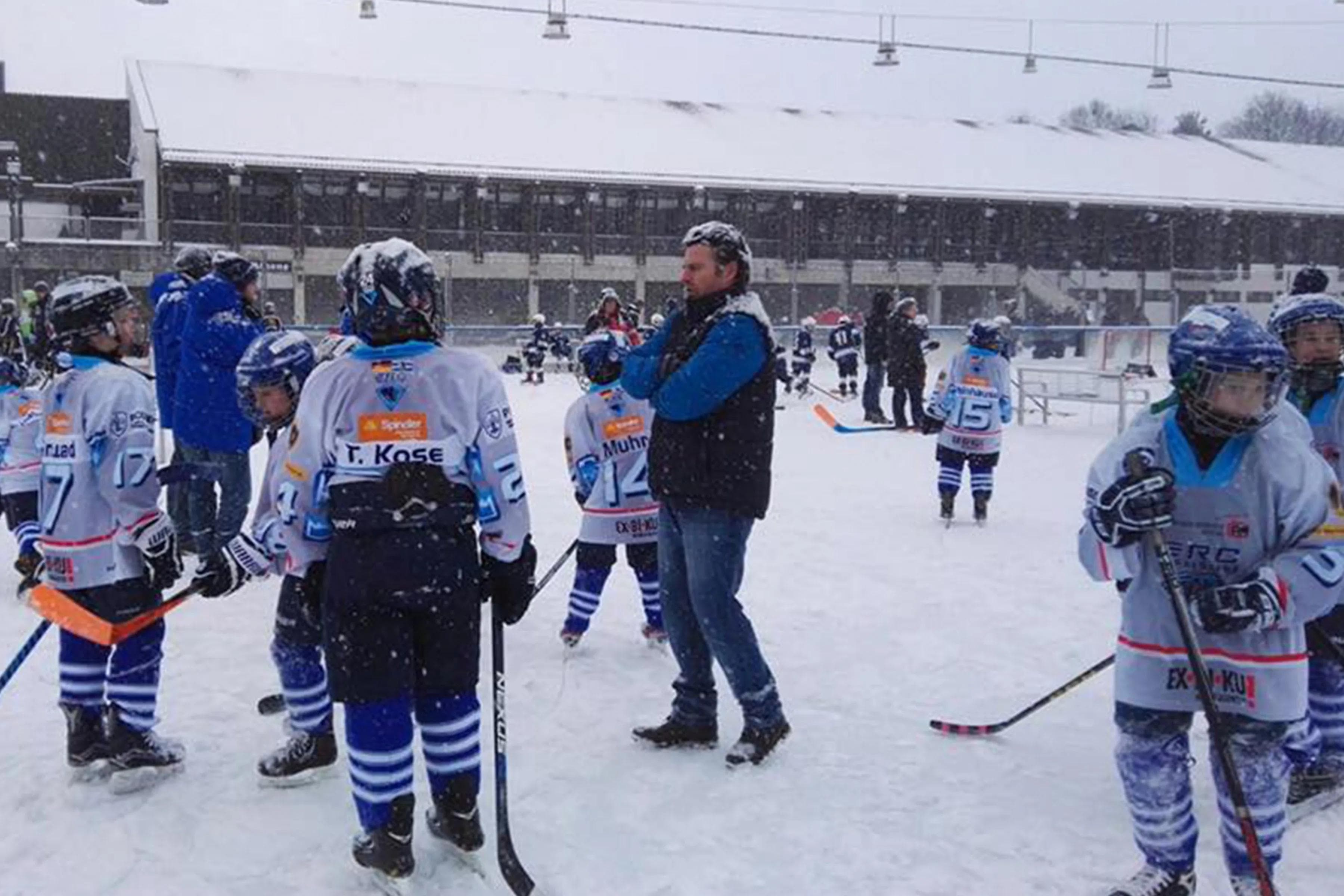 Tolles Wintererlebnis für die ERC-Kleinstschüler. Foto: e.V.