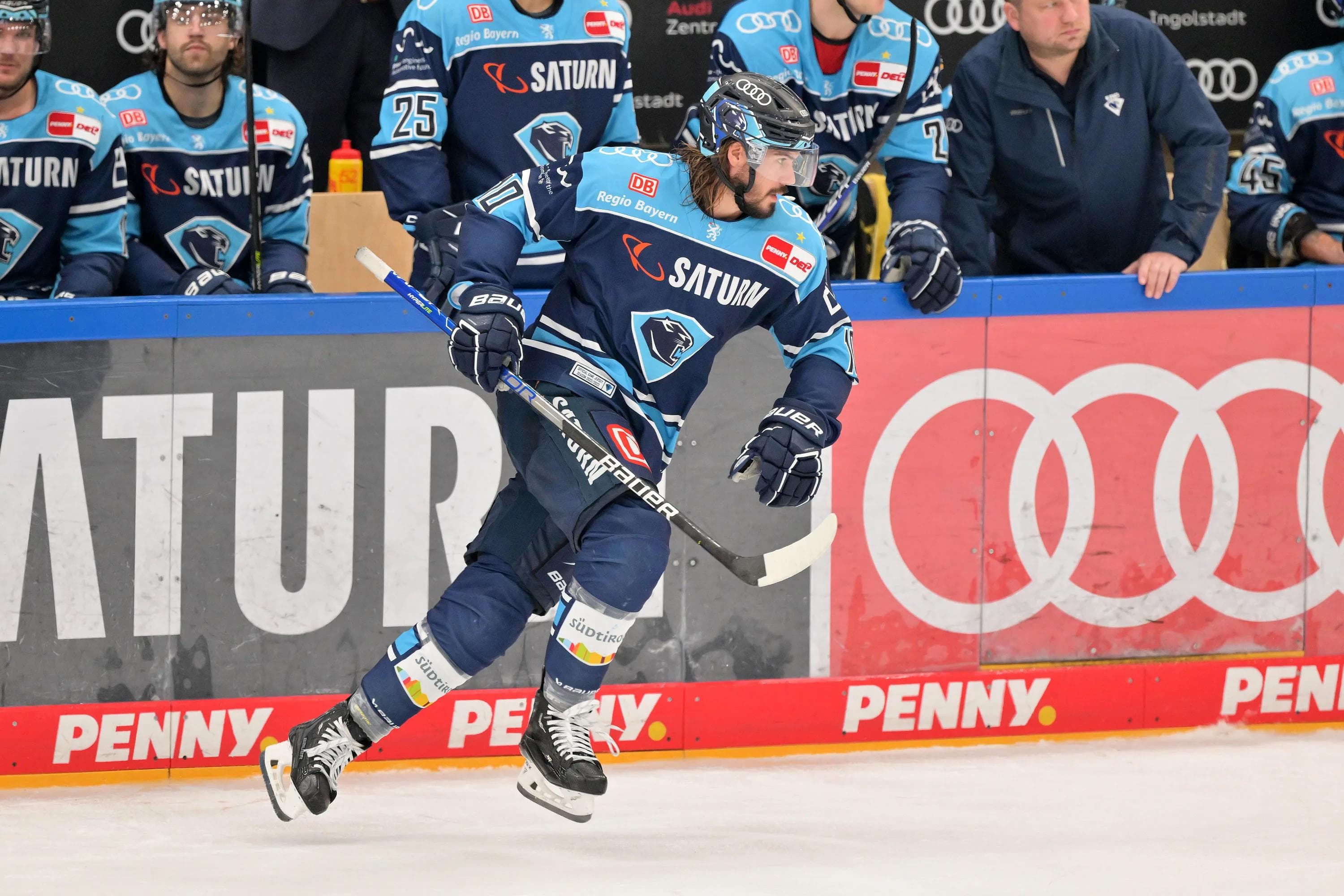 Mirko Höfflin und die Panther werden im Duell gegen die Haie Vollgas geben.
Foto: Johannes Traub/JT-Presse.de