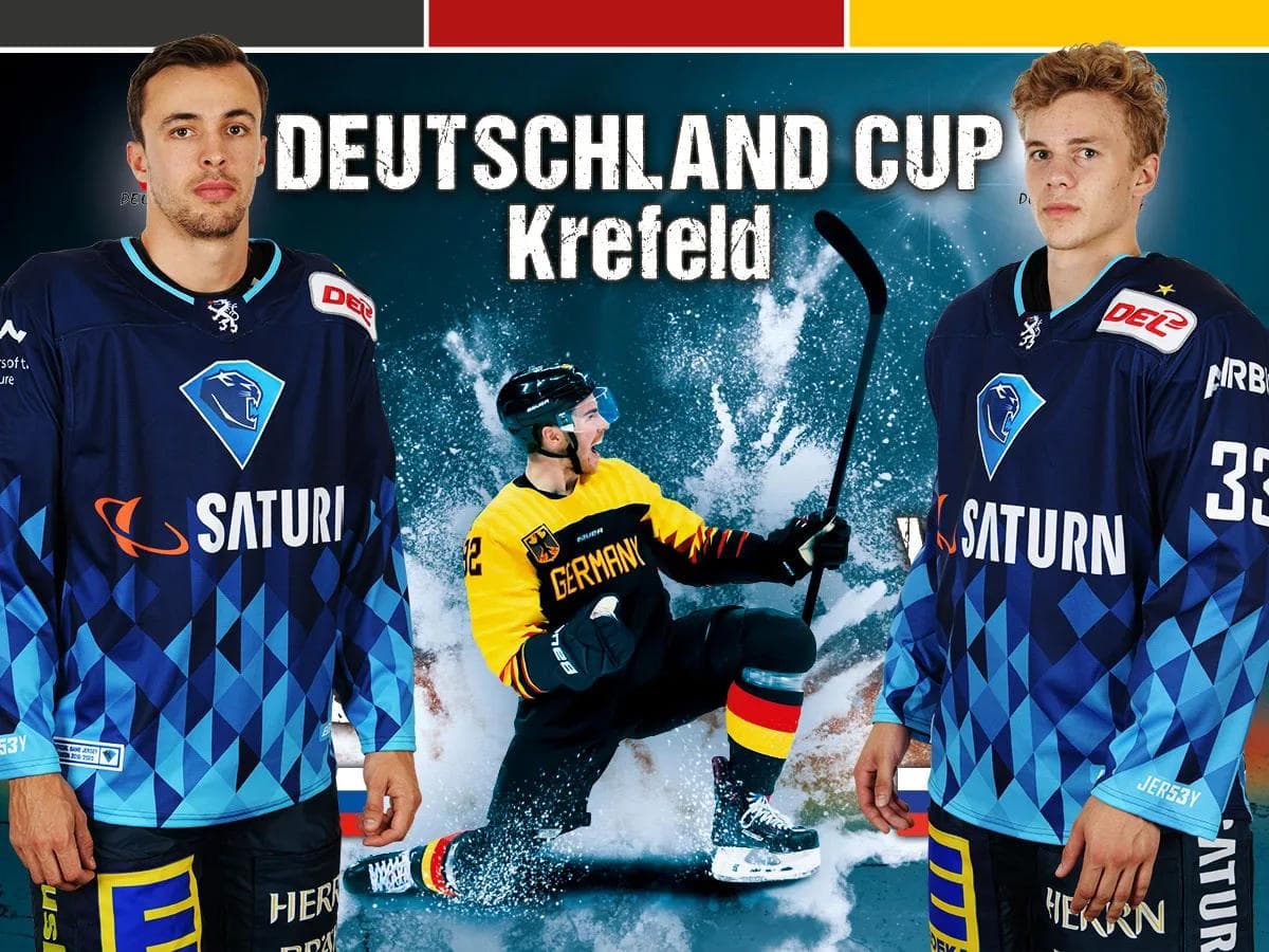 Fabio Wagner und Tim Wohlgemuth laufen beim Deutschland Cup für die Nationalmannschaft auf.