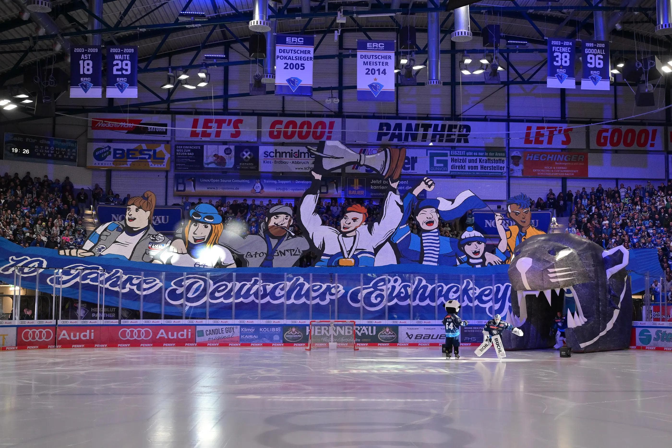 Morgen im Stadion