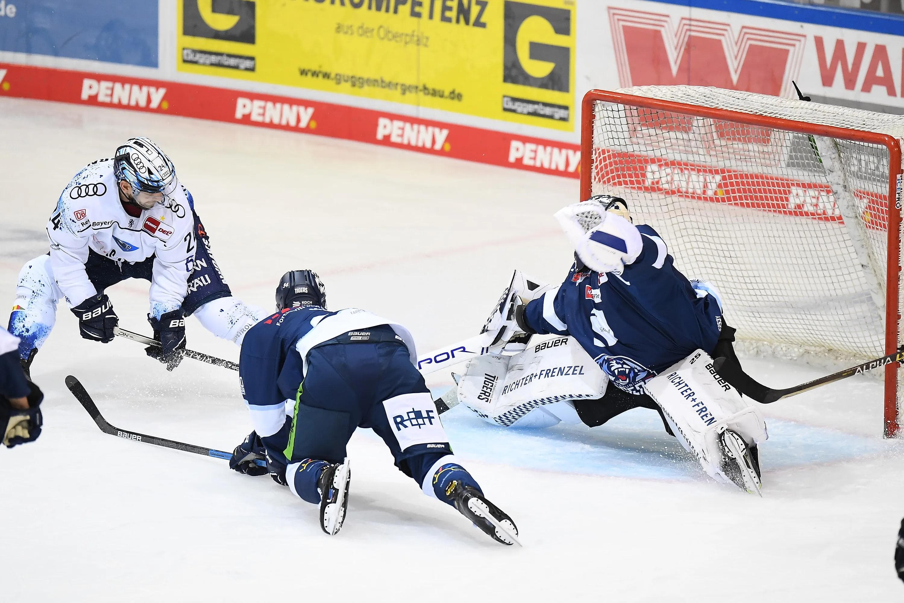 Die Panther wollen bei den Straubing Tigers etwas Zählbares mitnehmen.
Foto: Stefan Ritzinger