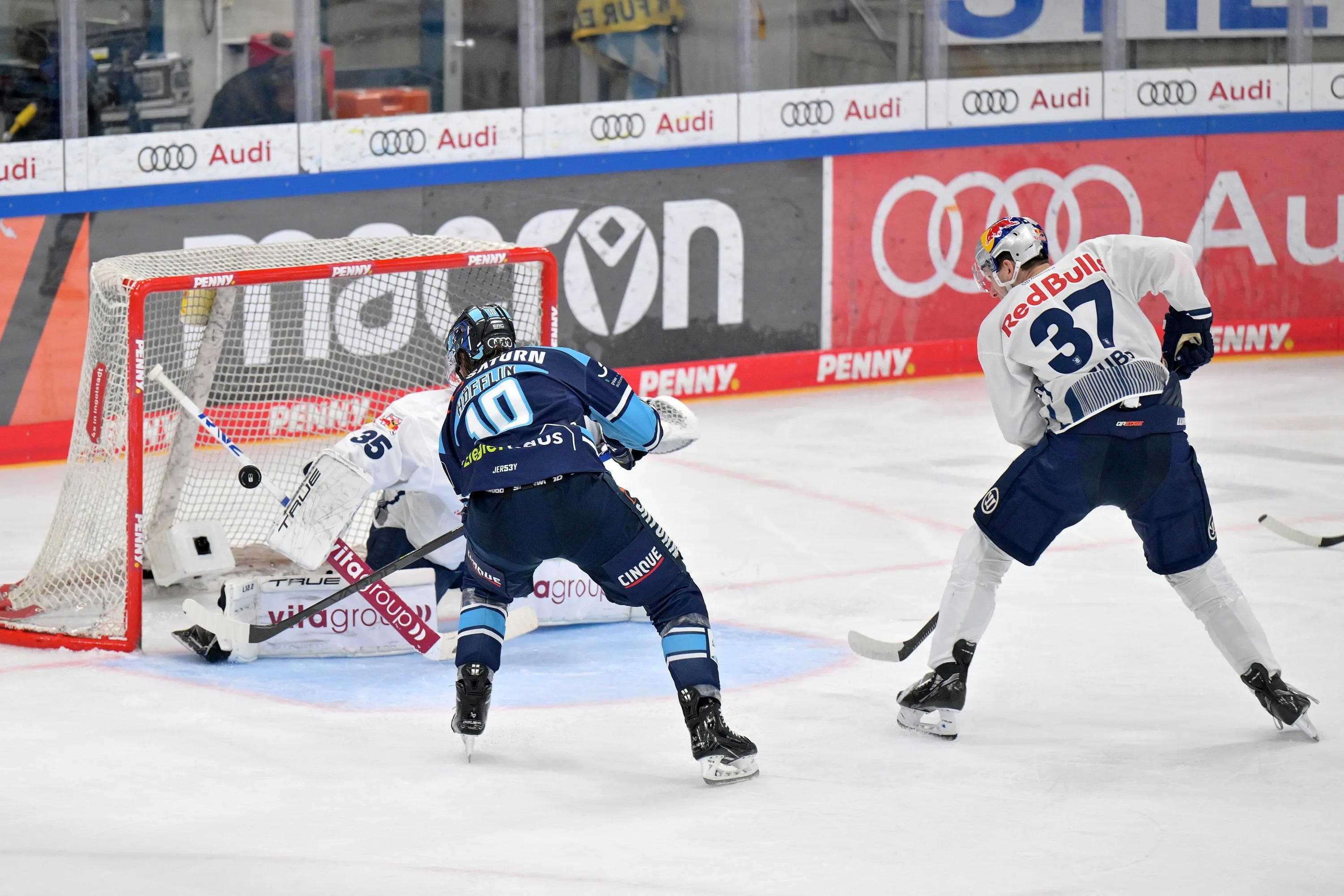 Vorne treffsicherer und hinten kompakter lautet die Panther-Devise für das zweite Heimspiel im Finale.
Foto: Johannes Traub/JT-Presse.de