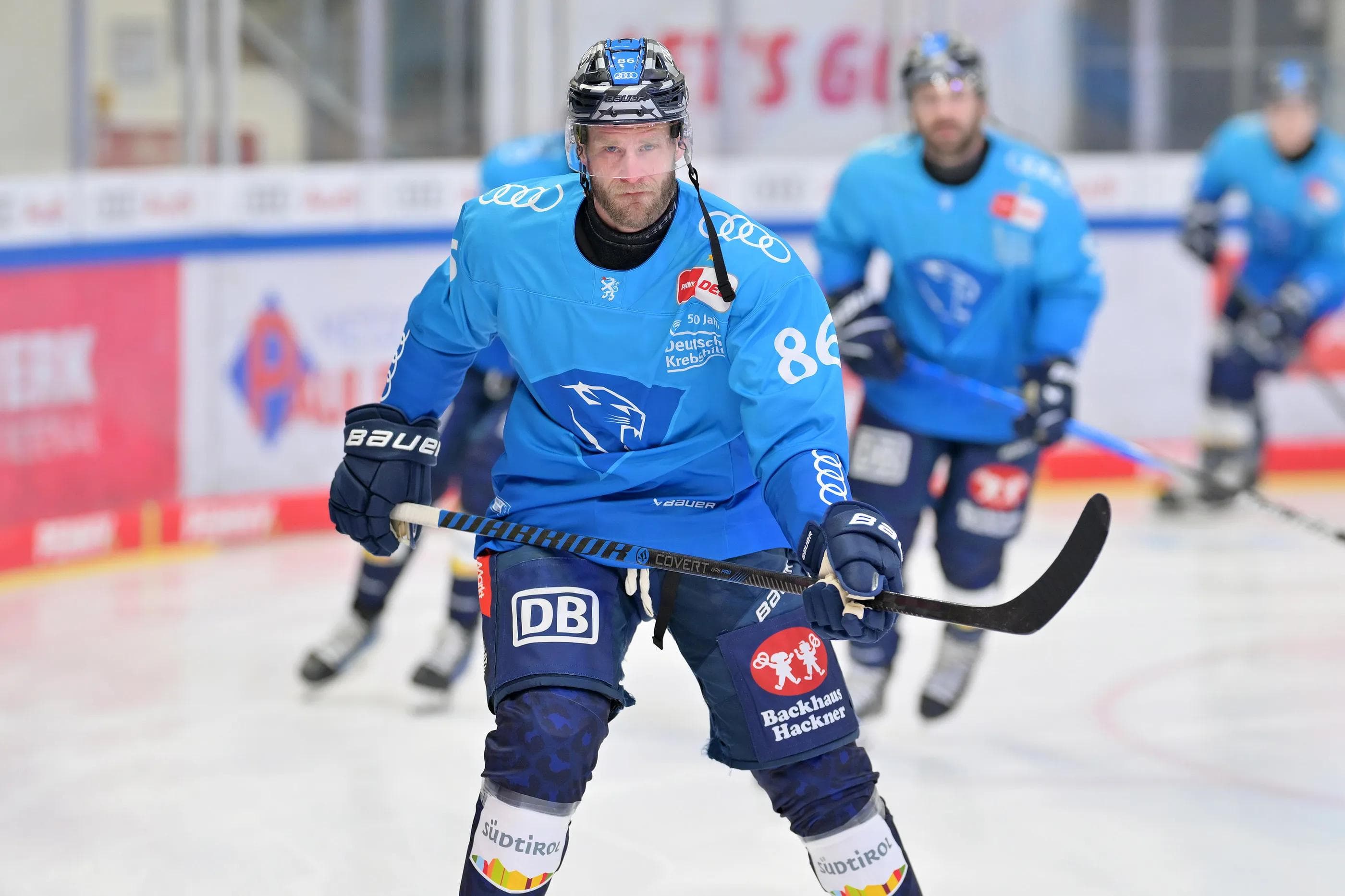 Auktion der Warmup-Trikots