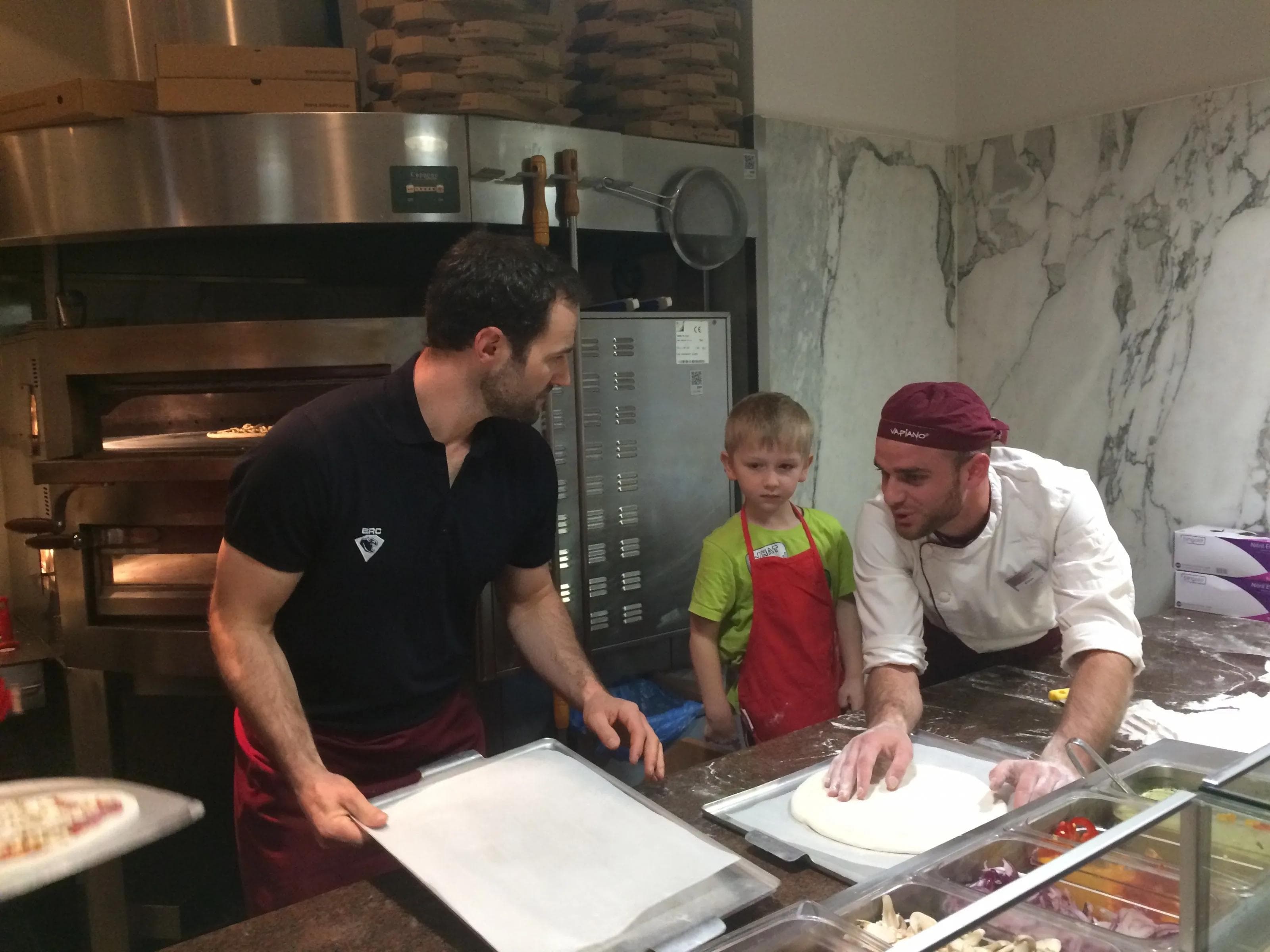 Pizzabacken im Vapiano