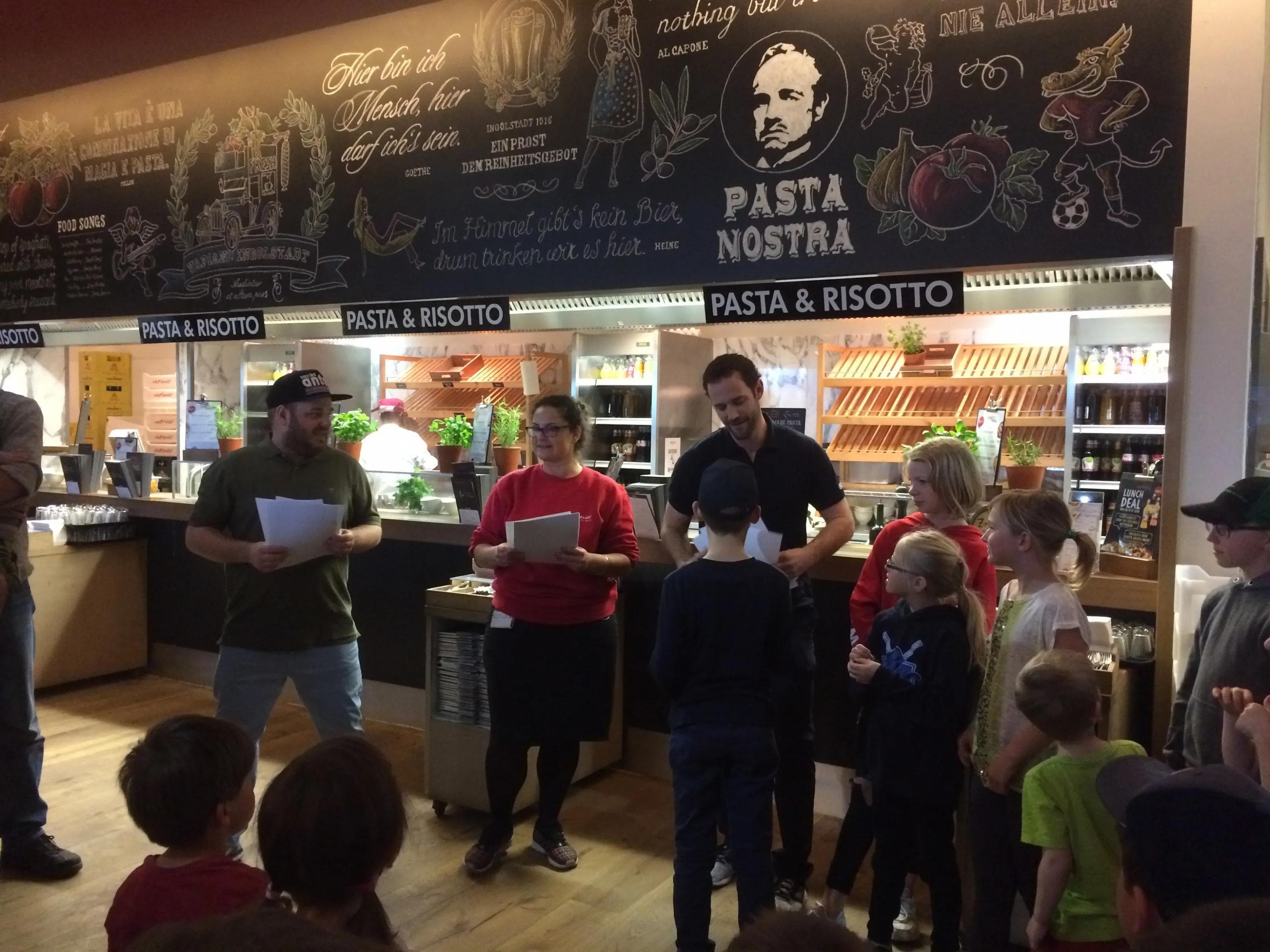 Pizzabacken im Vapiano